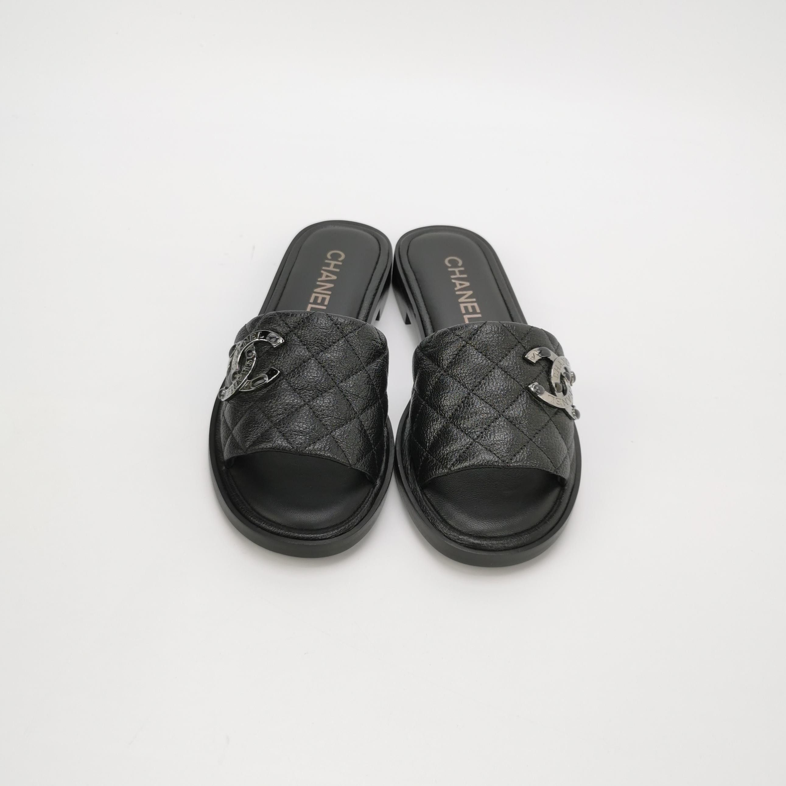 Chanel Chanel Women 5-5 Sandals Size US 5.5 / IT 35.5 - 3 Thumbnail