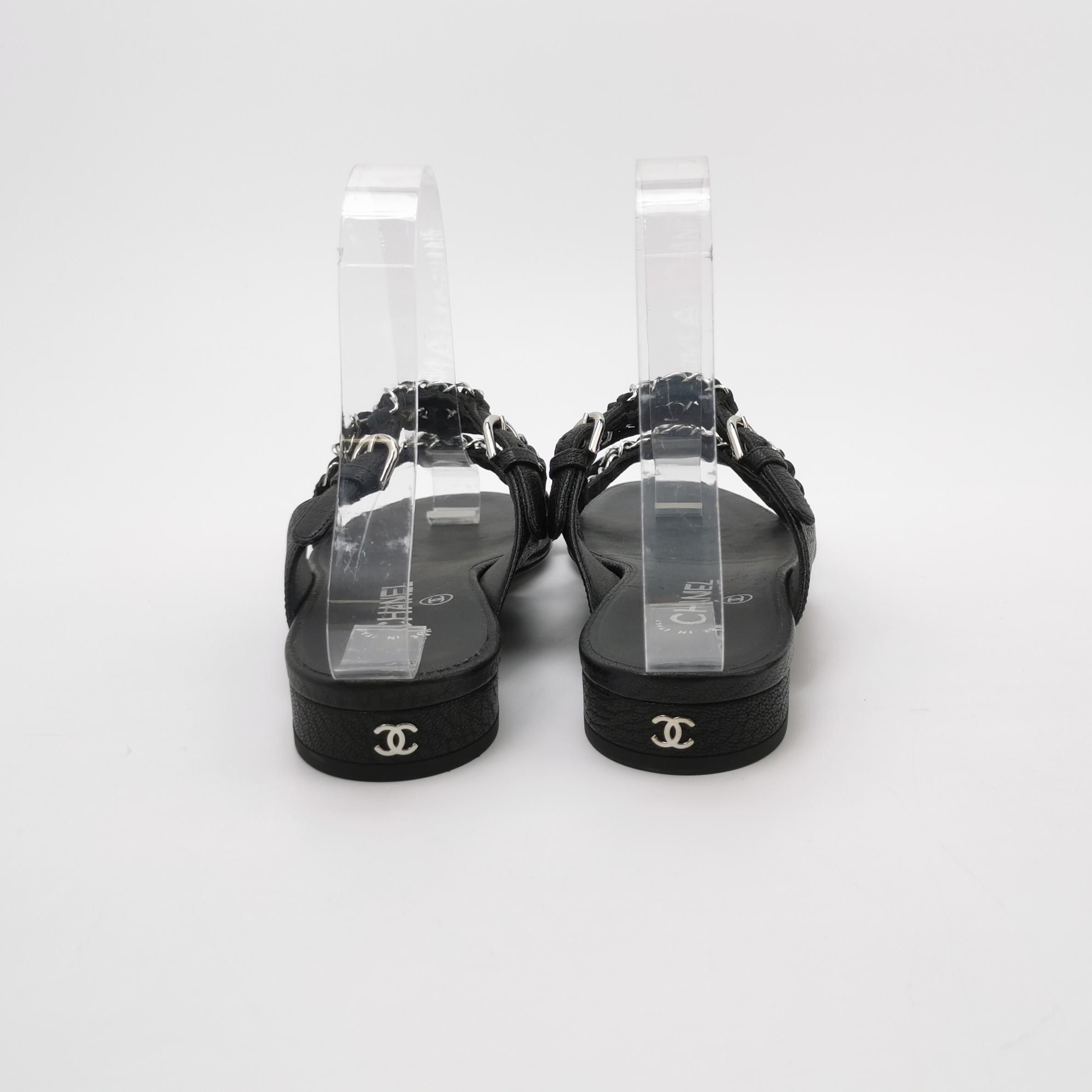 Chanel Chanel Women 6-5 Sandals Size US 6.5 / IT 36.5 - 4 Thumbnail