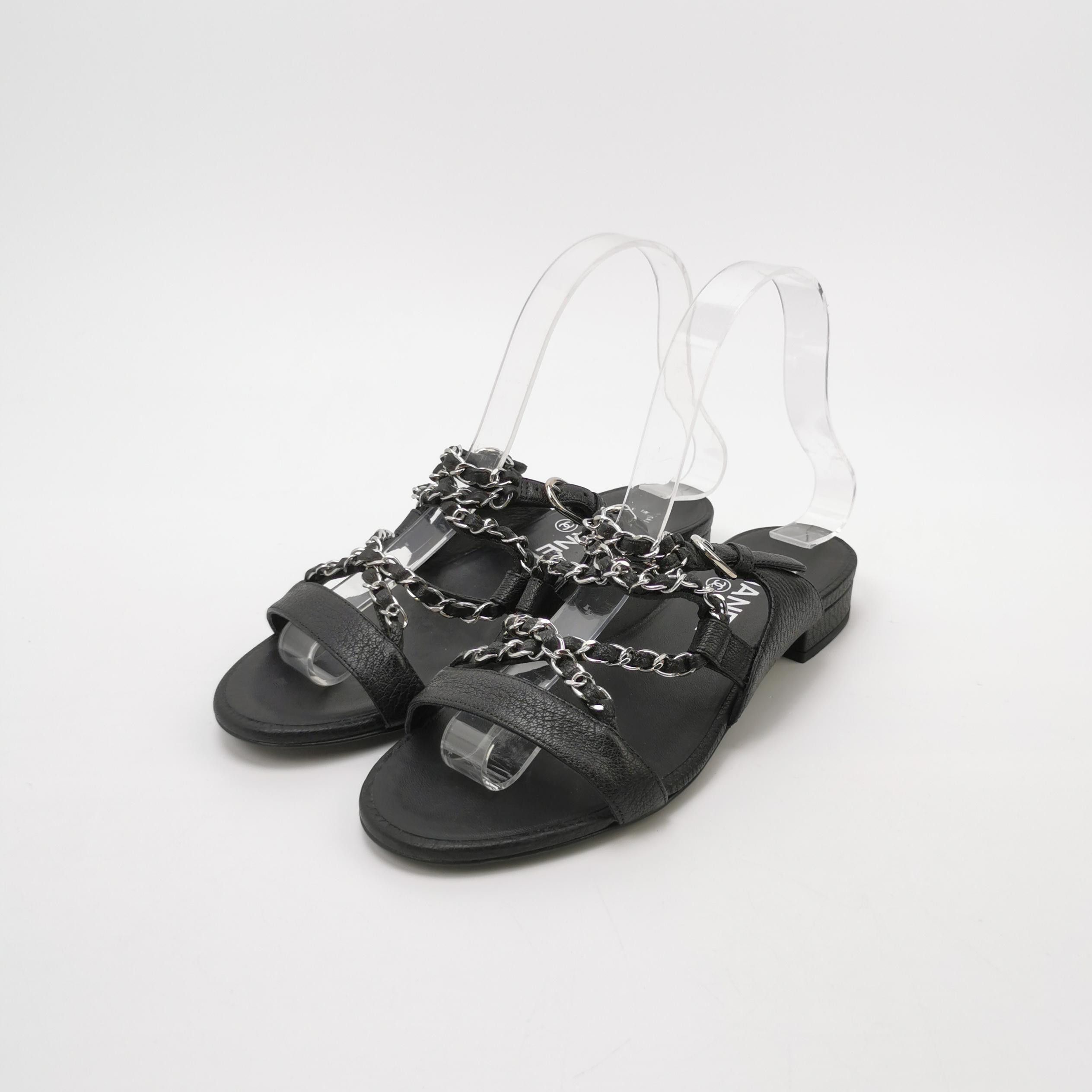 Chanel Chanel Women 6-5 Sandals Size US 6.5 / IT 36.5 - 2 Thumbnail