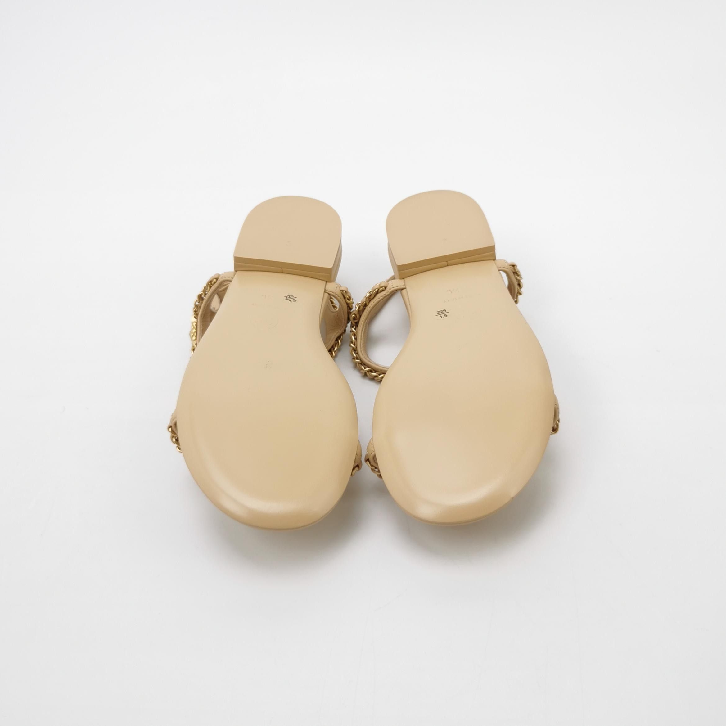 Chanel Chanel Women 5-5 Sandals Size US 5.5 / IT 35.5 - 5 Thumbnail