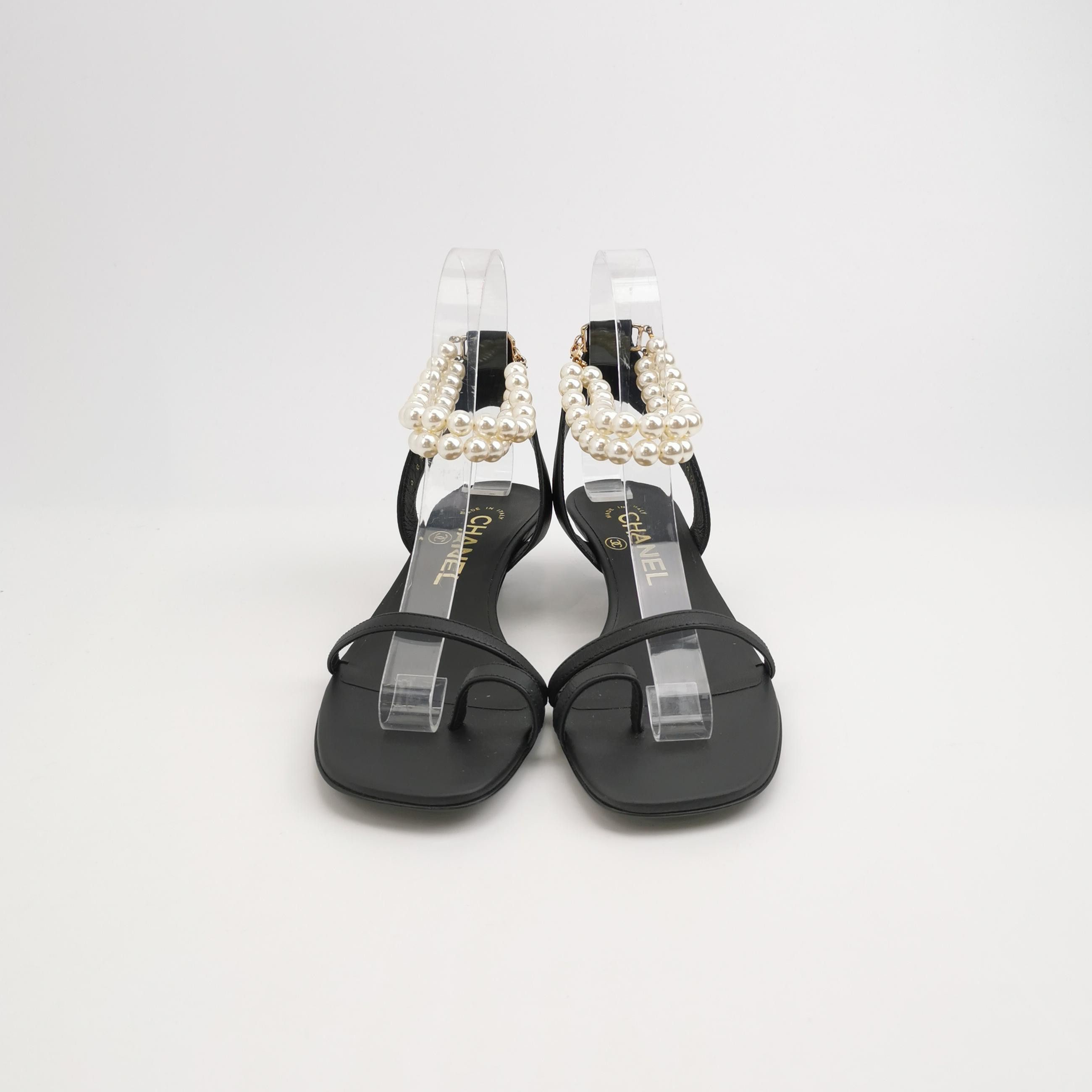 Chanel Chanel Women 5-5 Sandals Size US 5.5 / IT 35.5 - 3 Thumbnail