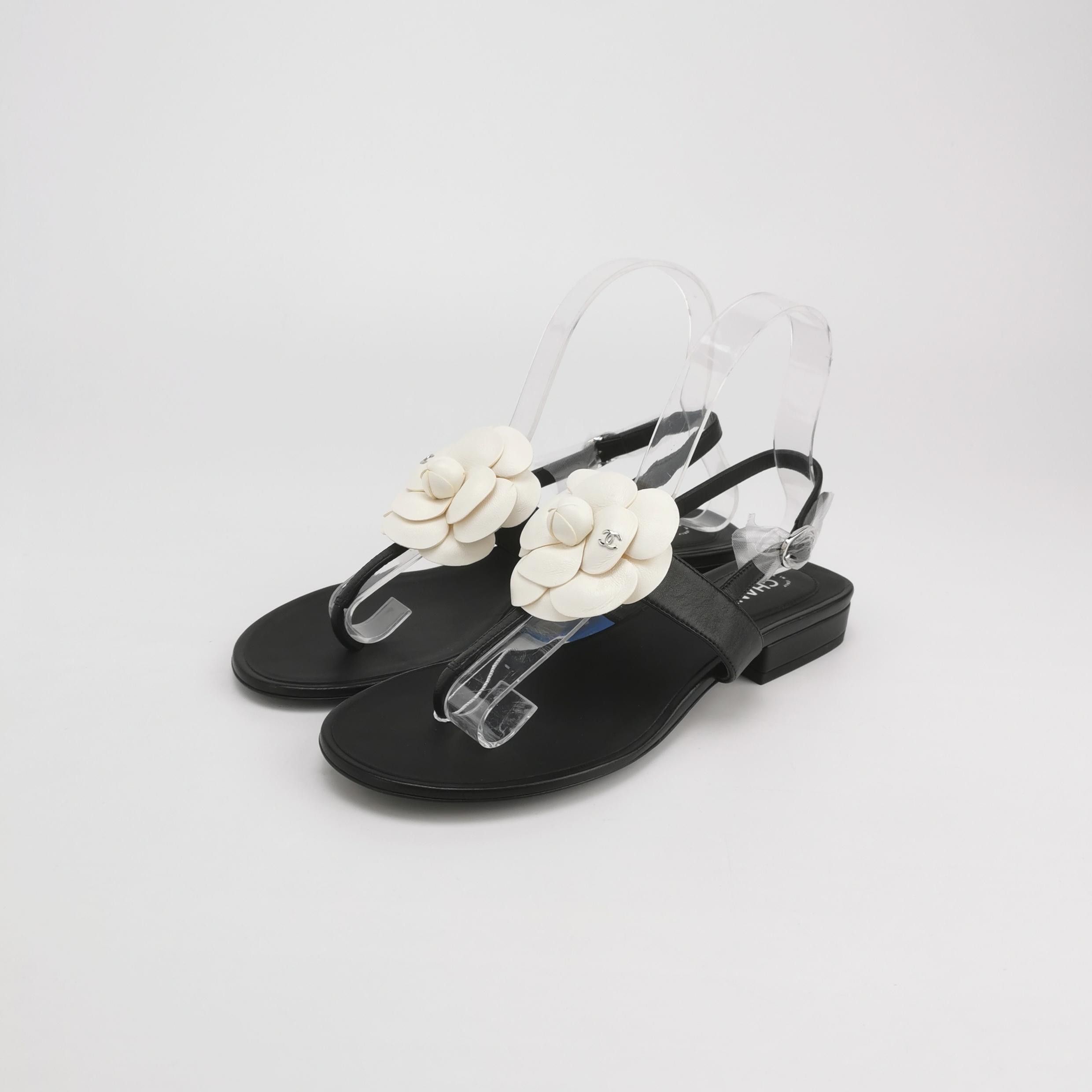 Chanel Chanel Women 6-5 Sandals Size US 6.5 / IT 36.5 - 2 Thumbnail
