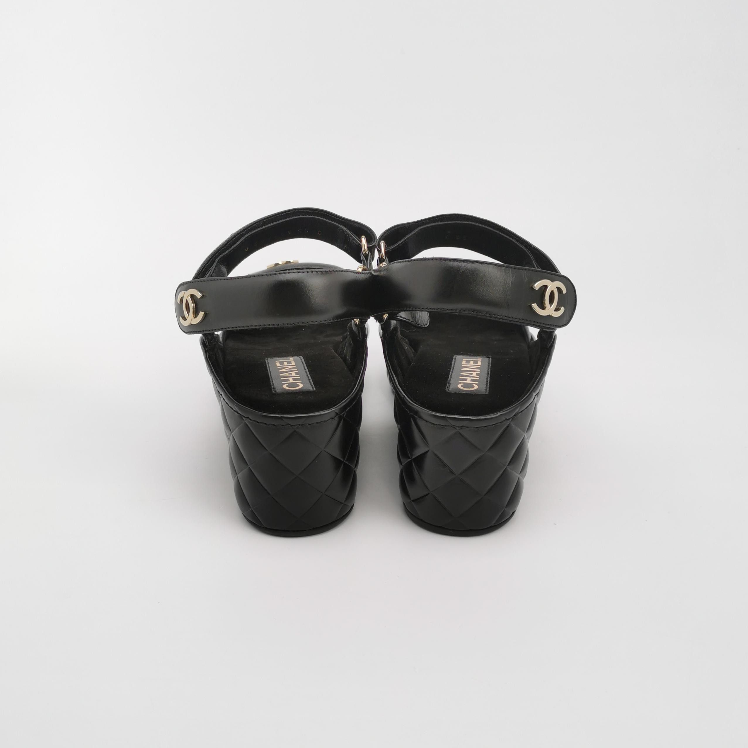 Chanel Chanel Women 10 Sandals Size US 10 / IT 40 - 4 Thumbnail