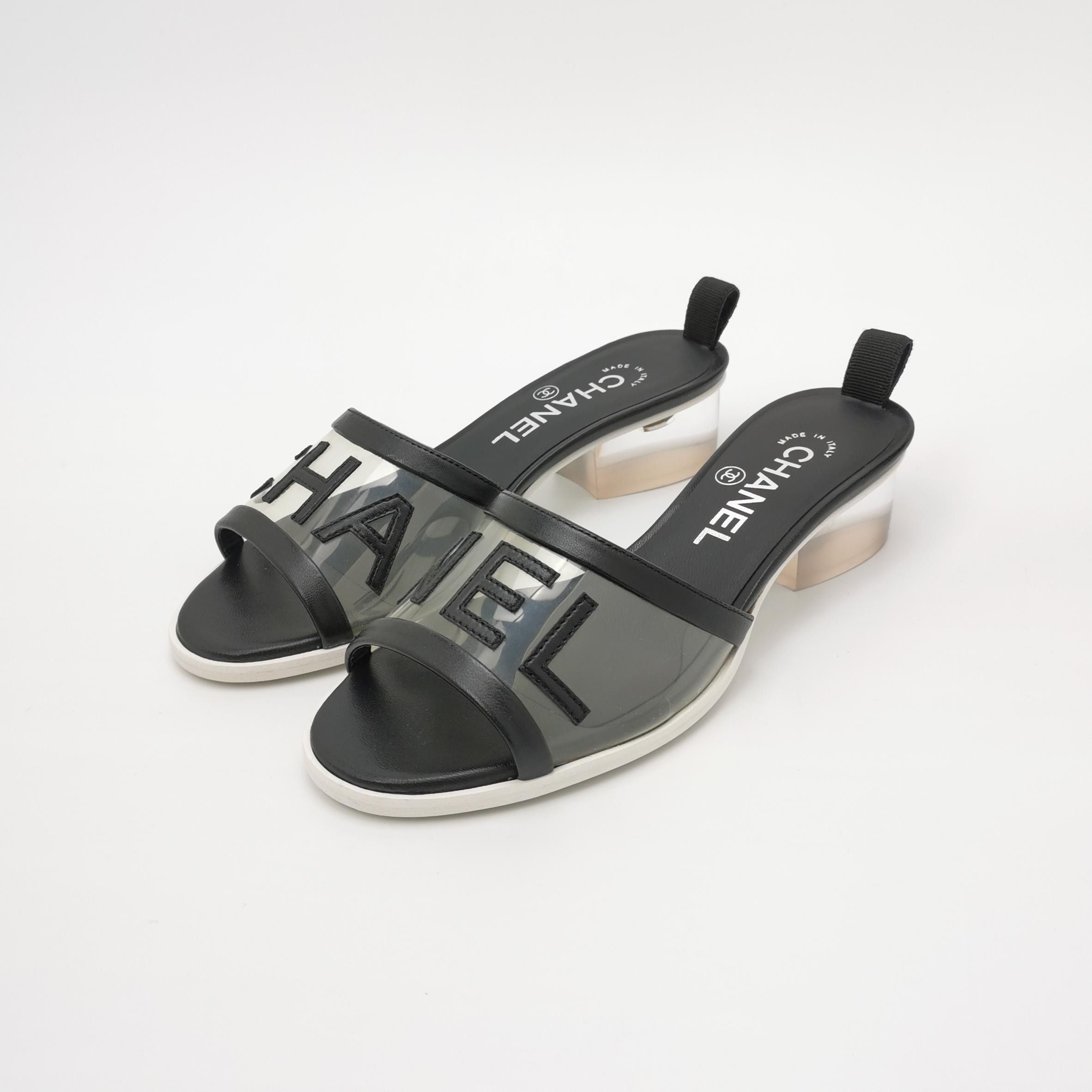 Chanel Chanel Women 5-5 Sandals Size US 5.5 / IT 35.5 - 2 Thumbnail