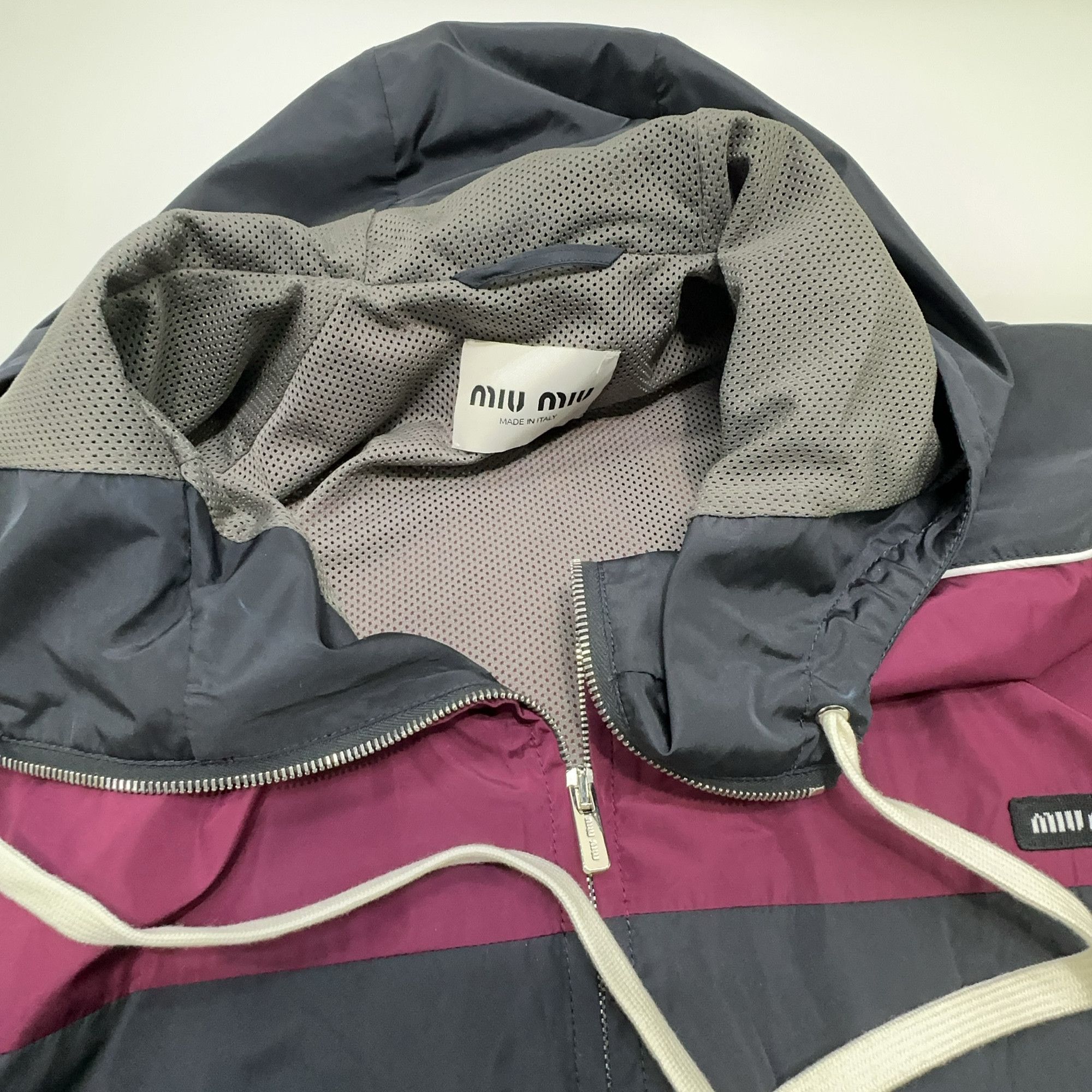 Miu Miu Miu Miu Colorblock Hooded Windbreaker Size 44 Size M / US 6-8 / IT 42-44 - 8 Thumbnail