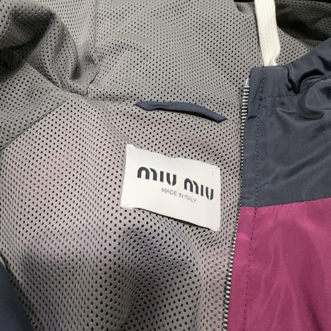 Miu Miu Miu Miu Colorblock Hooded Windbreaker Size 44 Size M / US 6-8 / IT 42-44 - 5 Thumbnail