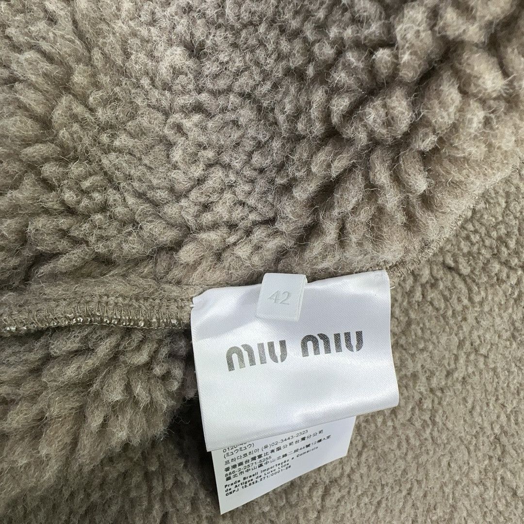 Miu Miu Miu Miu Fleece Jacket IT 42 Size M / US 6-8 / IT 42-44 - 3 Thumbnail