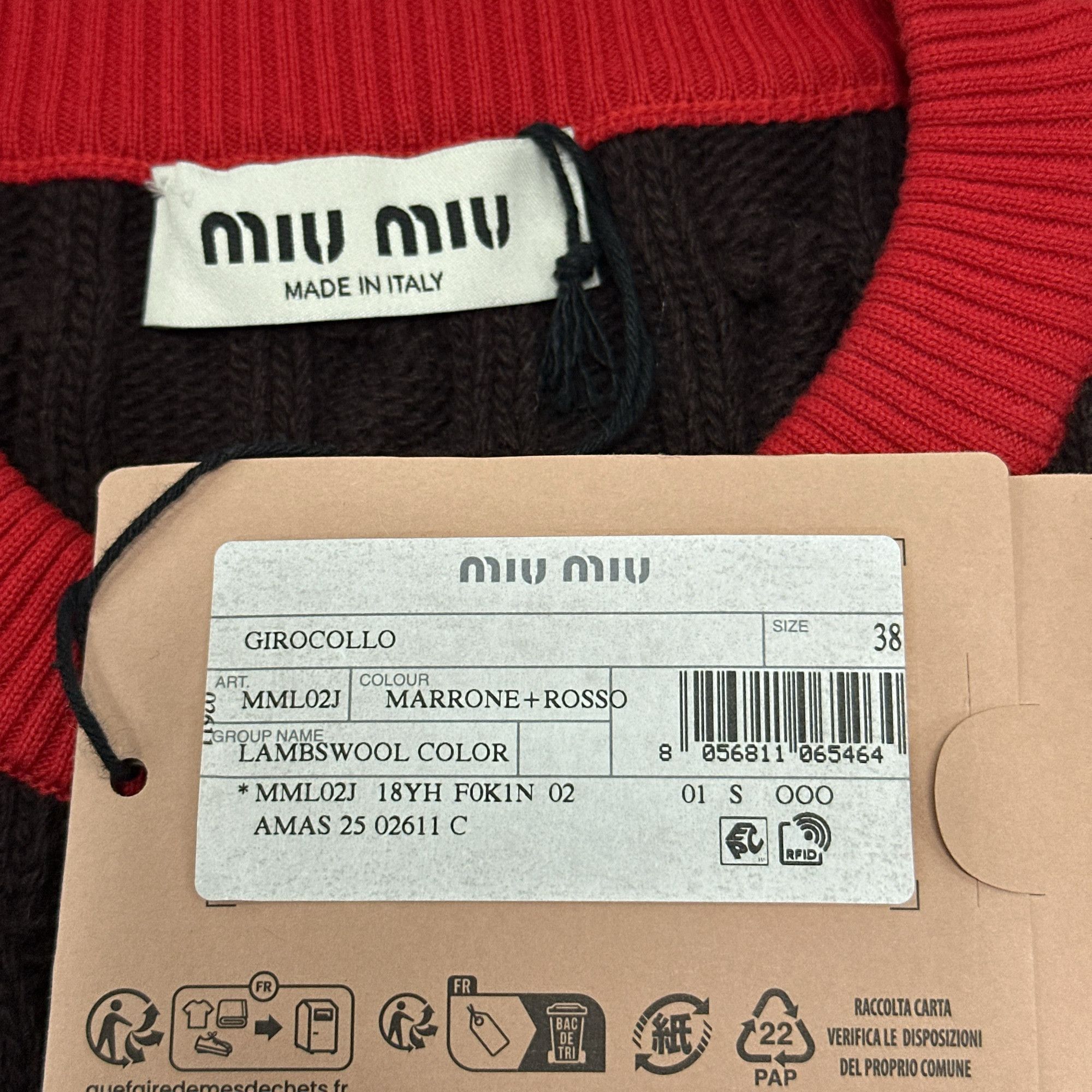 Miu Miu Miu Miu Cable Knit Sweater Size 38 Size XS / US 0-2 / IT 36-38 - 3 Thumbnail