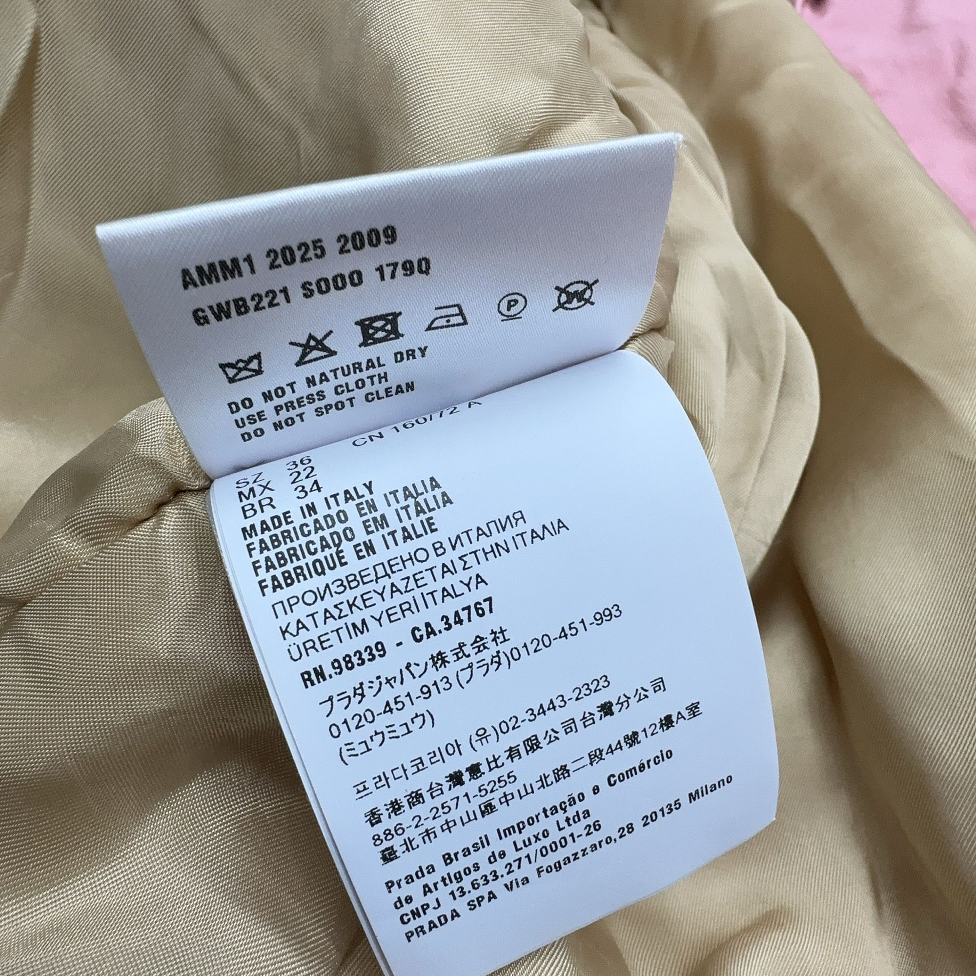Miu Miu Miu Miu Pink Corduroy Collar Denim Jacket Size 36 Size XS / US 0-2 / IT 36-38 - 3 Thumbnail
