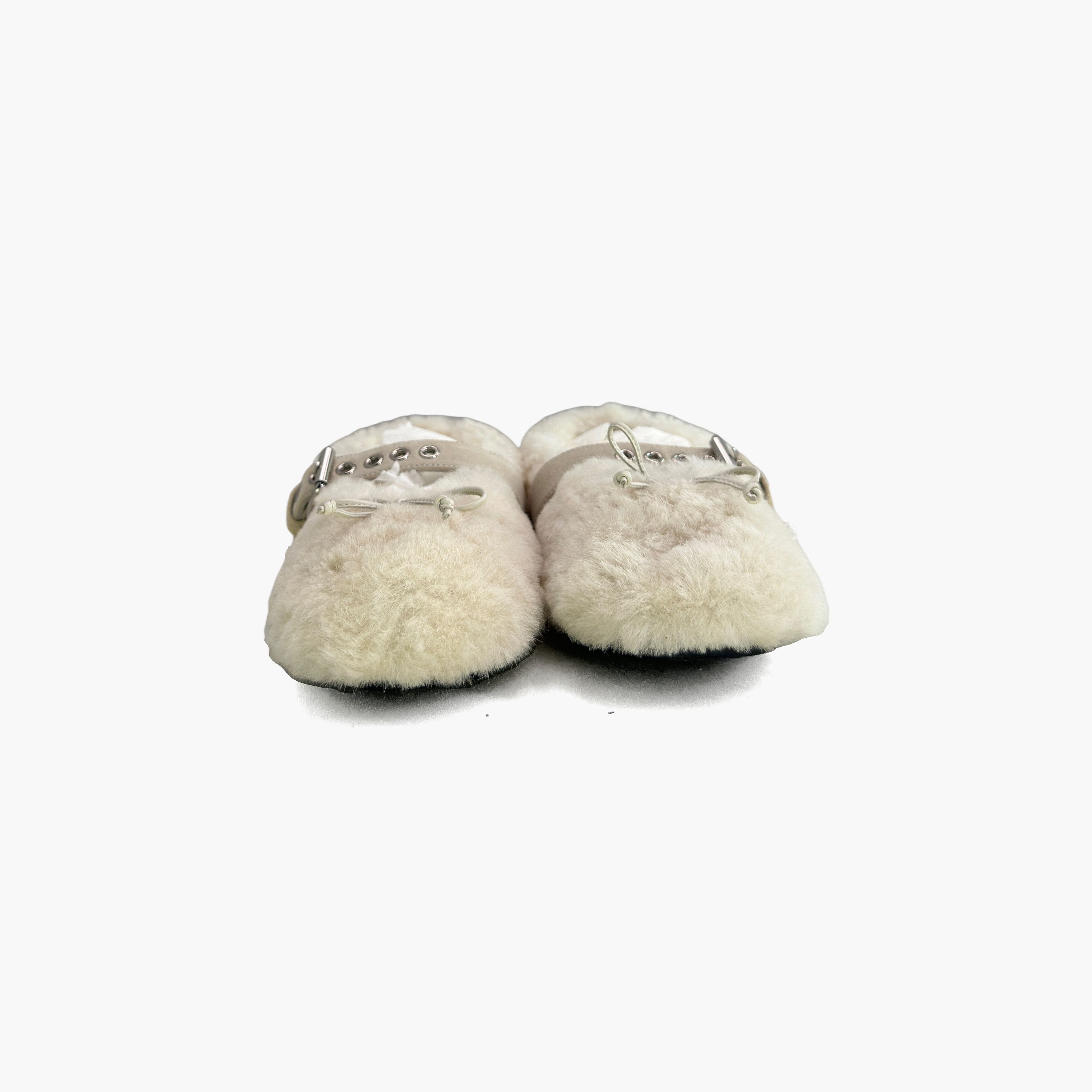 Miu Miu Miu Miu Shearling Mary Jane Flats Size 39 Size US 9 / IT 39 - 5 Thumbnail