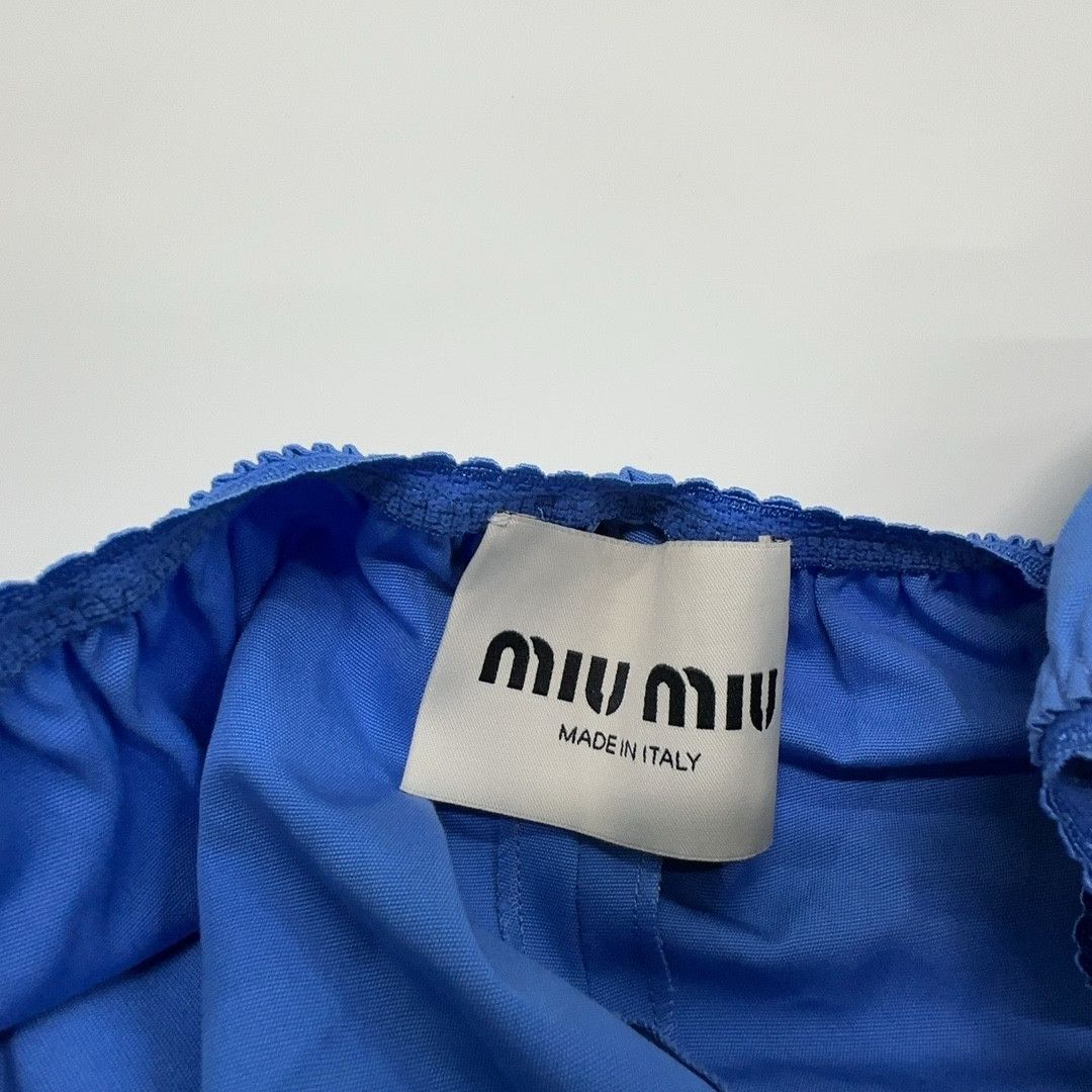 Miu Miu Miu Miu Blue Mini Dress Size 36 Size XS / US 0-2 / IT 36-38 - 4 Thumbnail