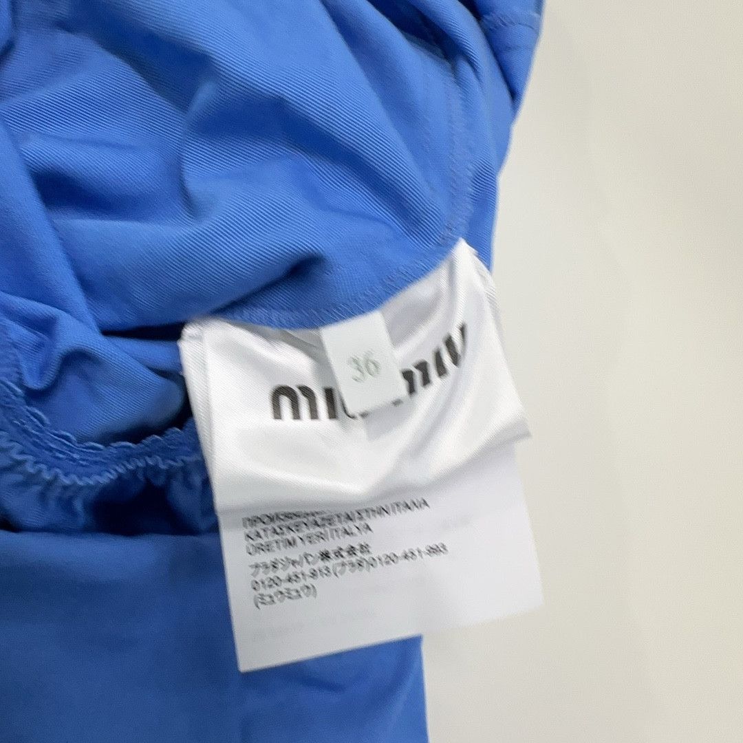 Miu Miu Miu Miu Blue Mini Dress Size 36 Size XS / US 0-2 / IT 36-38 - 5 Thumbnail