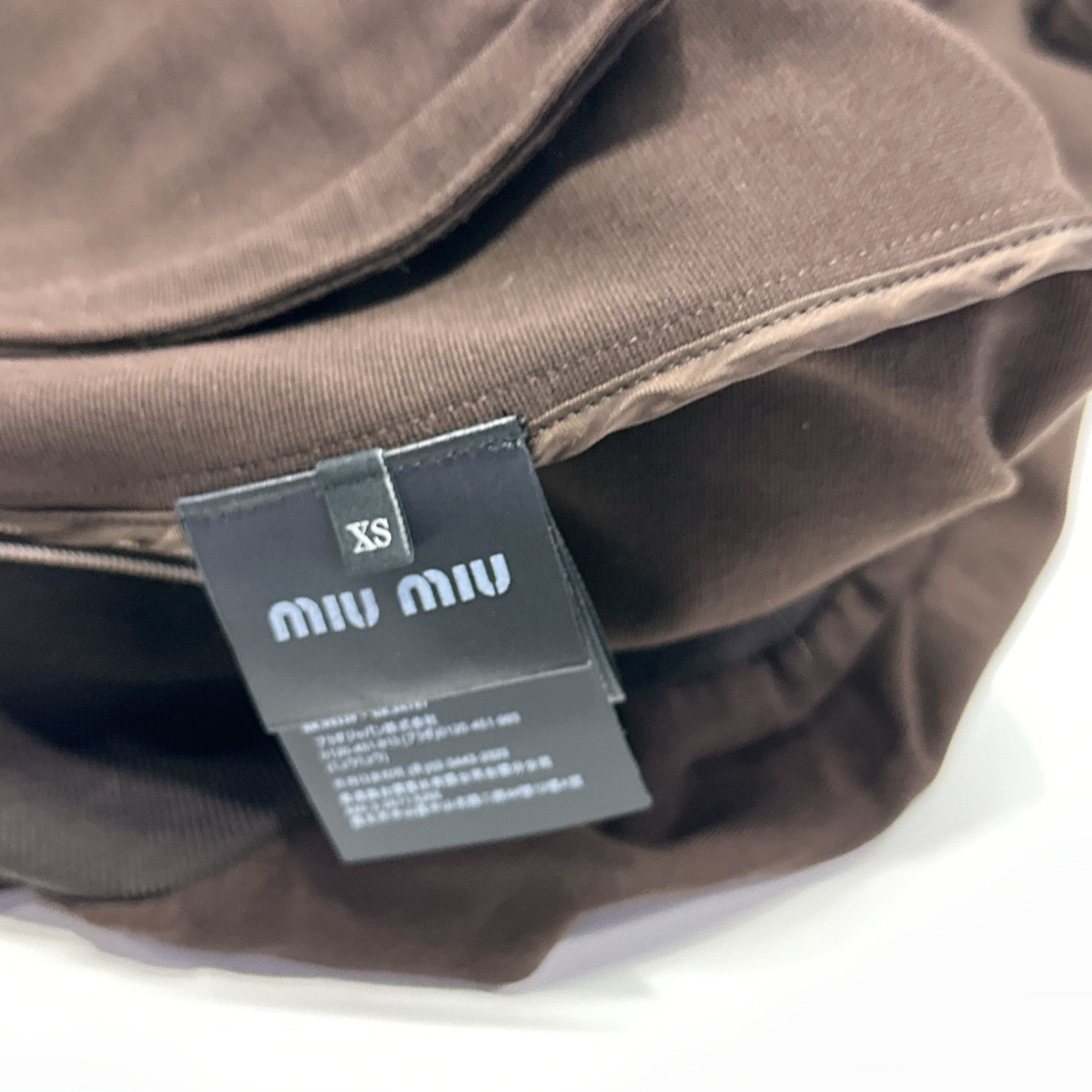 Miu Miu Miu Miu Logo Zip-Up Sweatshirt Size XS Size XS / US 0-2 / IT 36-38 - 4 Thumbnail