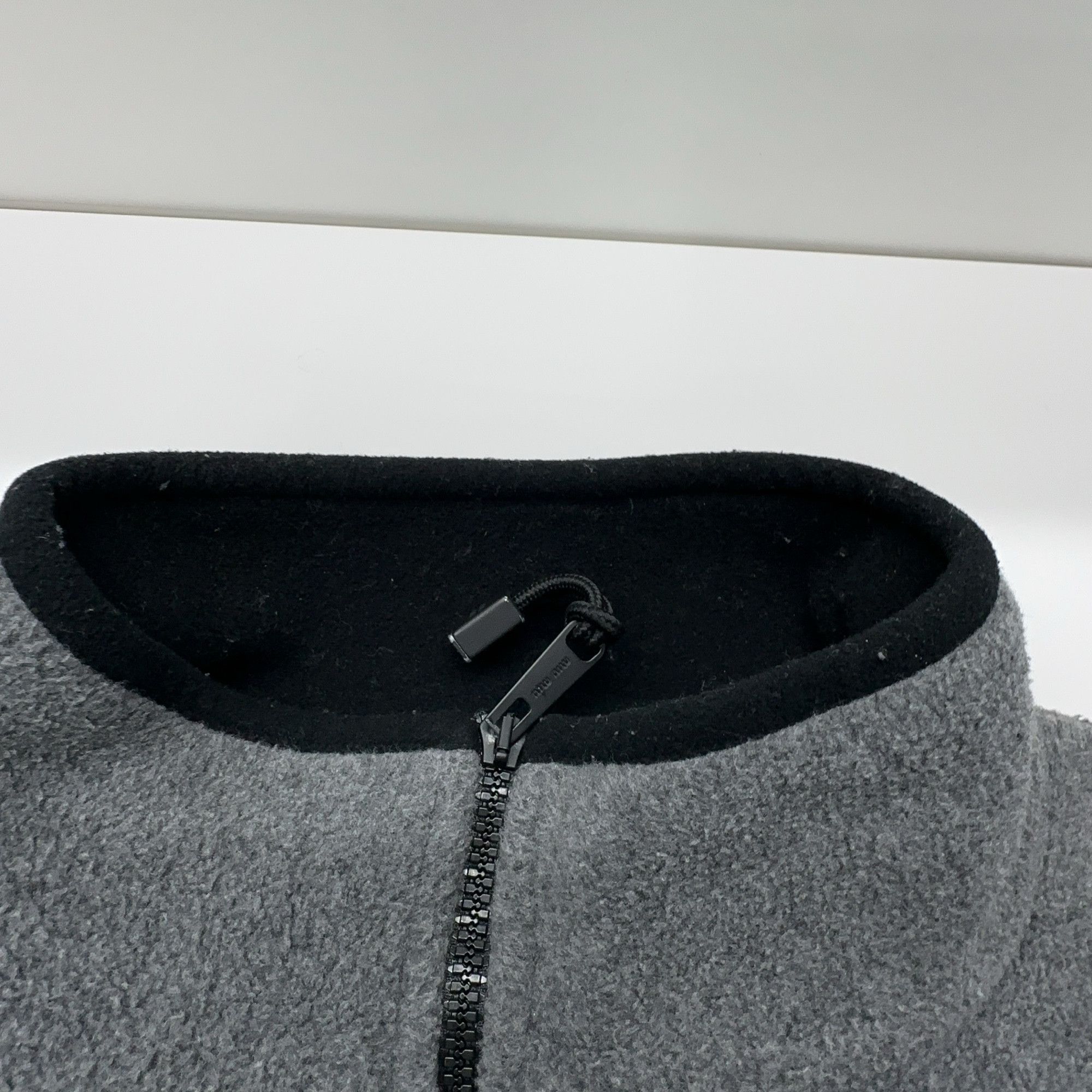 Miu Miu Miu Miu Logo Fleece Vest Size L Size L / US 10 / IT 46 - 7 Thumbnail