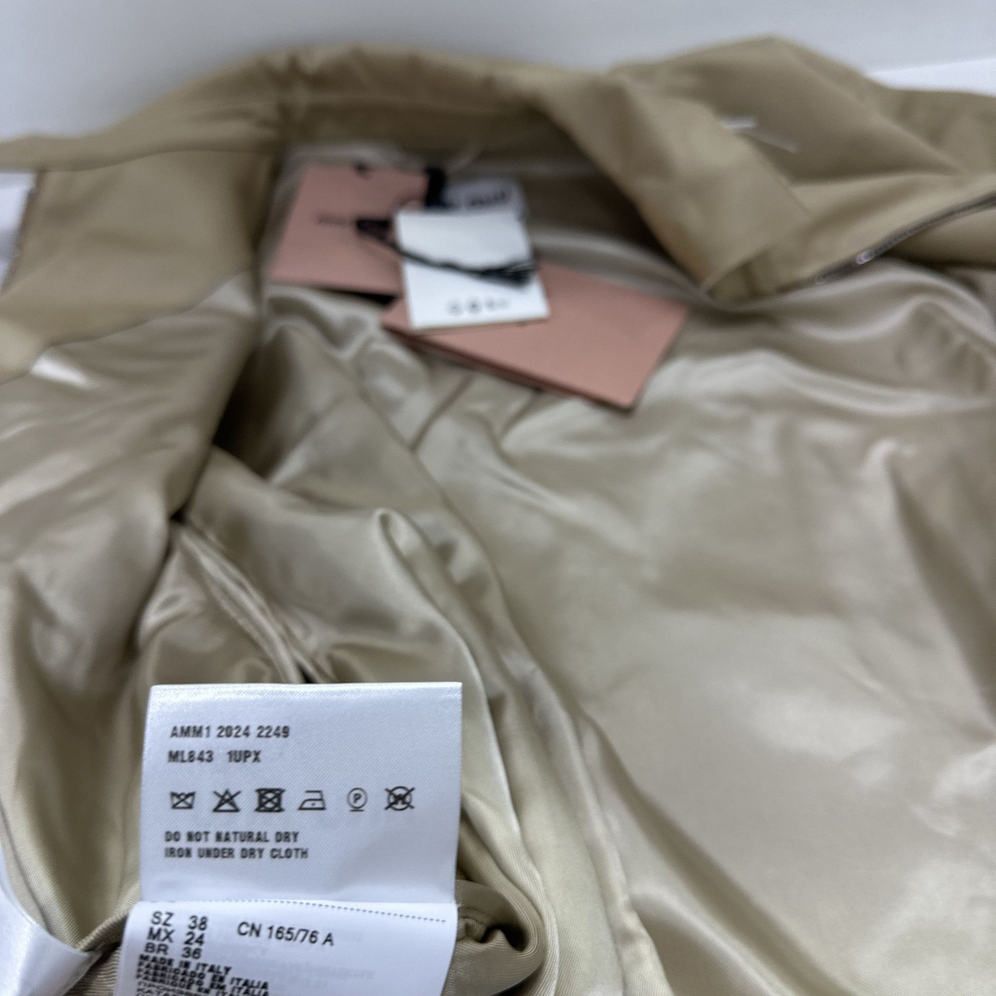 Miu Miu Miu Miu Embroidered Logo Zip-Up Jacket Size 38 Size XS / US 0-2 / IT 36-38 - 4 Thumbnail