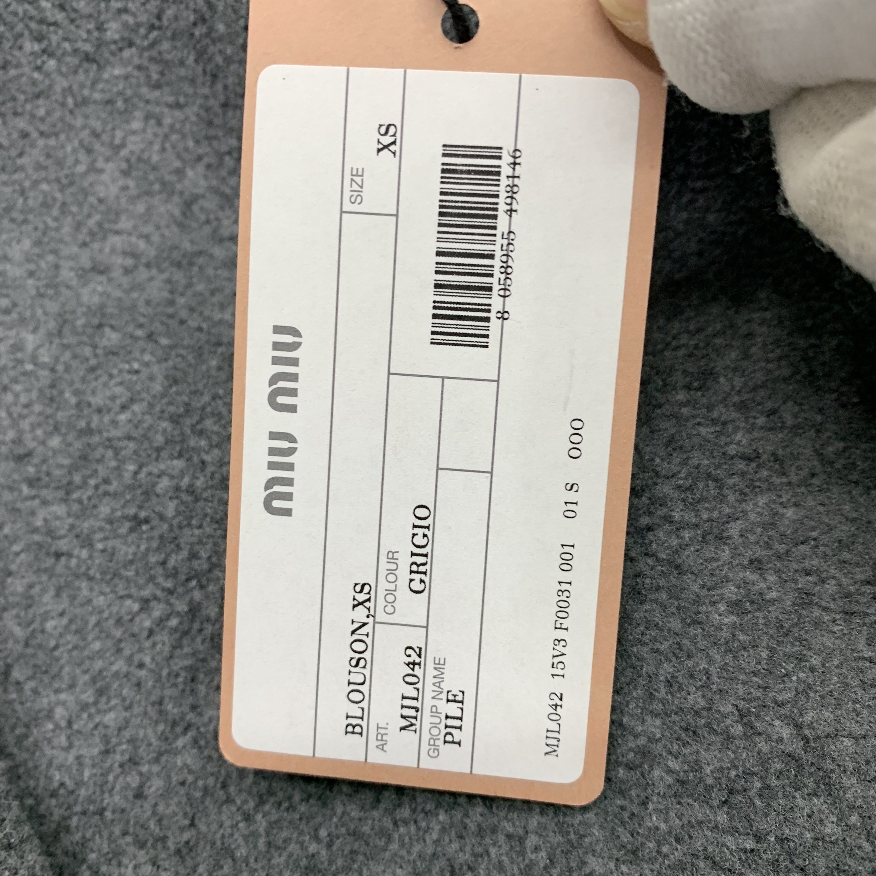 Miu Miu Miu Miu Logo Zip Jacket Size XS Size XS / US 0-2 / IT 36-38 - 5 Thumbnail