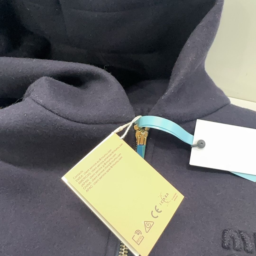 Miu Miu Miu Miu Wool Hooded Jacket Size 36 Size XS / US 0-2 / IT 36-38 - 5 Thumbnail