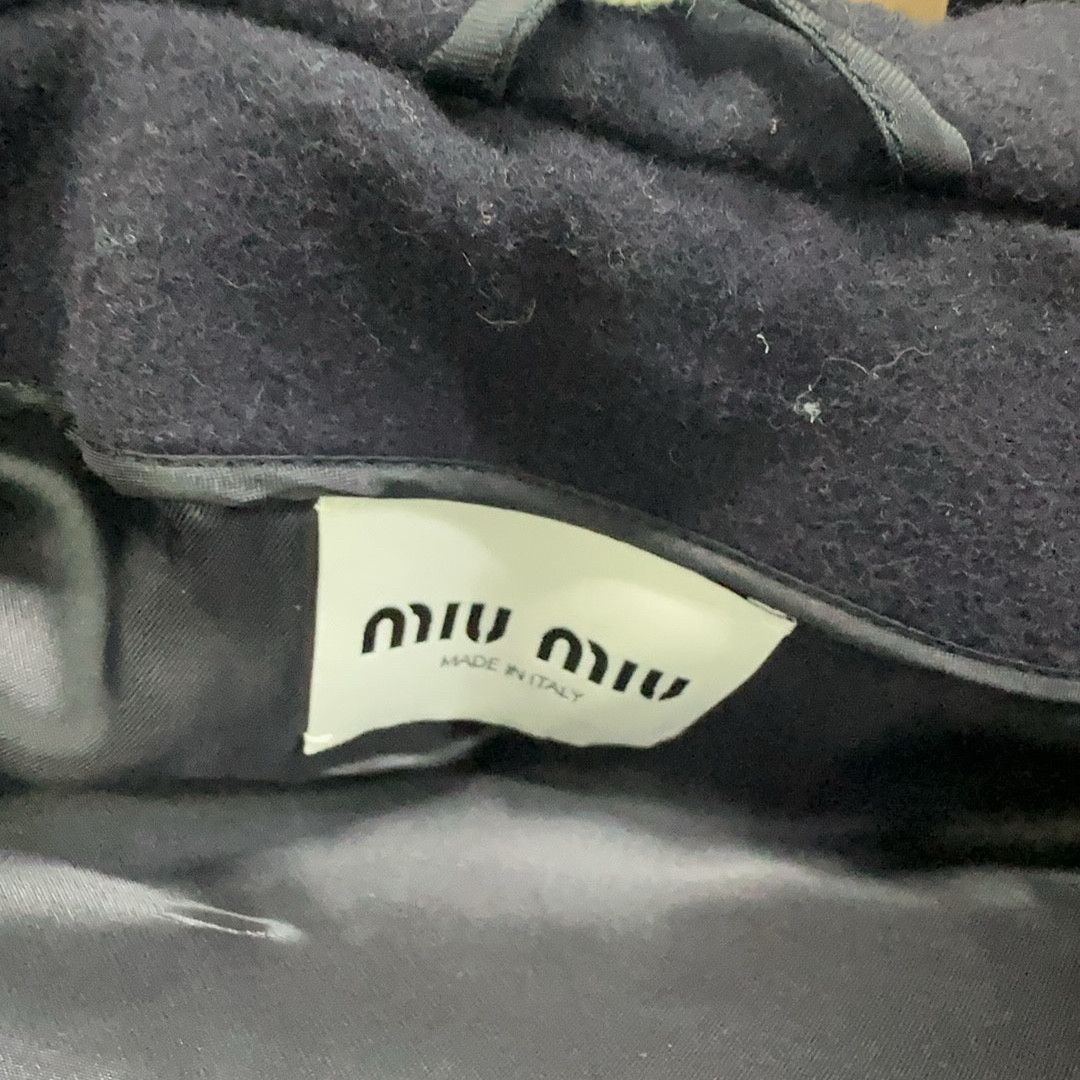Miu Miu Miu Miu Wool Hooded Jacket Size 36 Size XS / US 0-2 / IT 36-38 - 6 Thumbnail