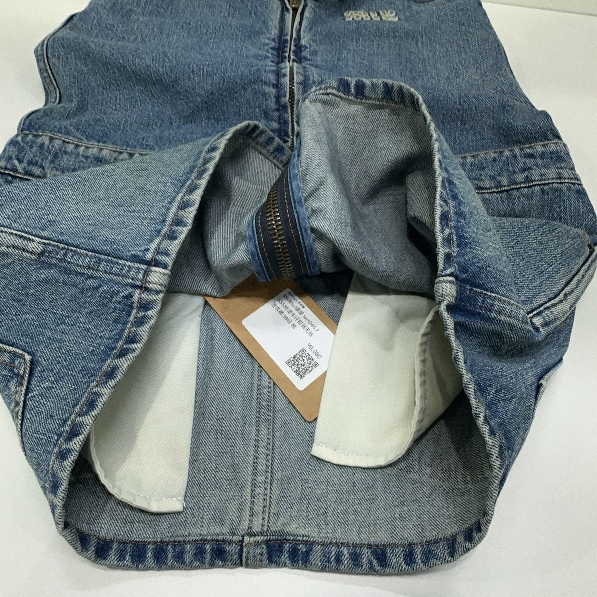 Miu Miu Miu Miu Denim Zip-Up Sleeveless Mini Dress Size 38 Size XS / US 0-2 / IT 36-38 - 7 Thumbnail