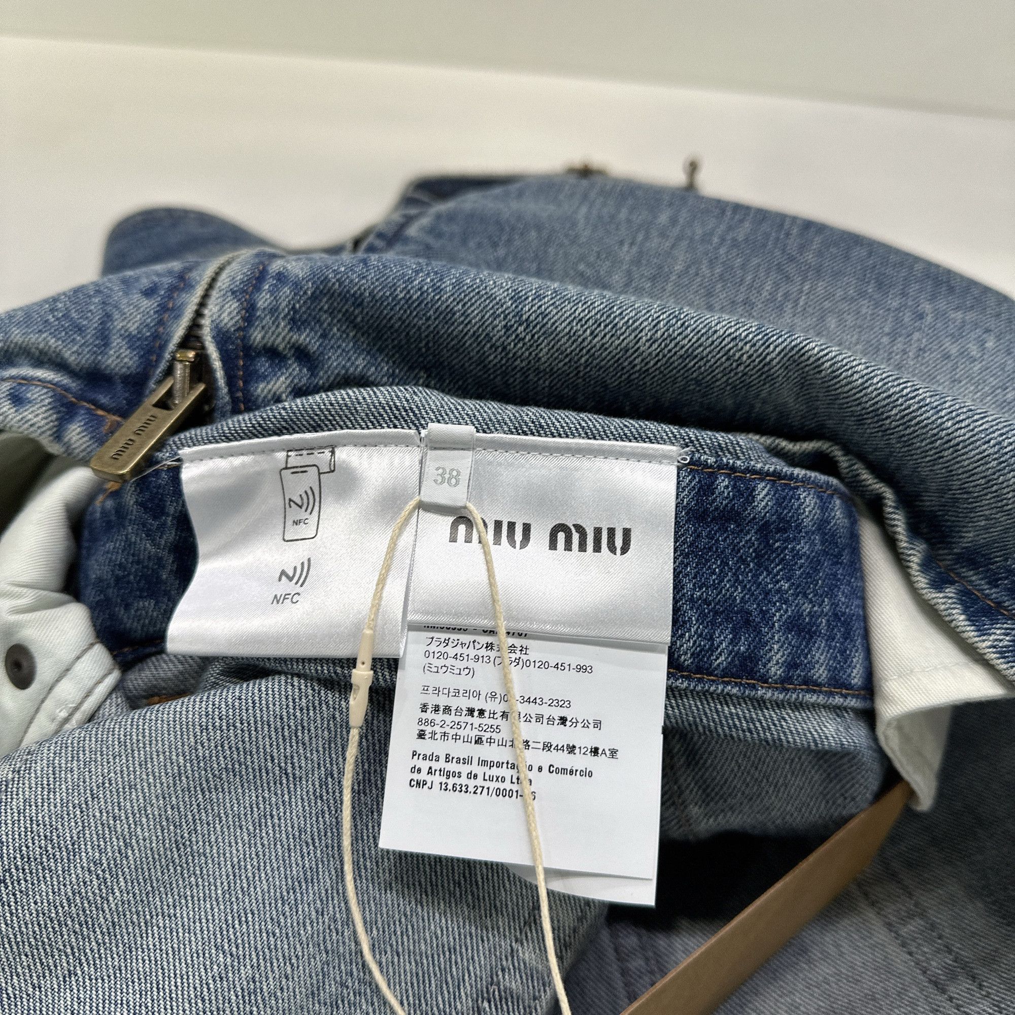 Miu Miu Miu Miu Denim Zip-Up Sleeveless Mini Dress Size 38 Size XS / US 0-2 / IT 36-38 - 4 Thumbnail