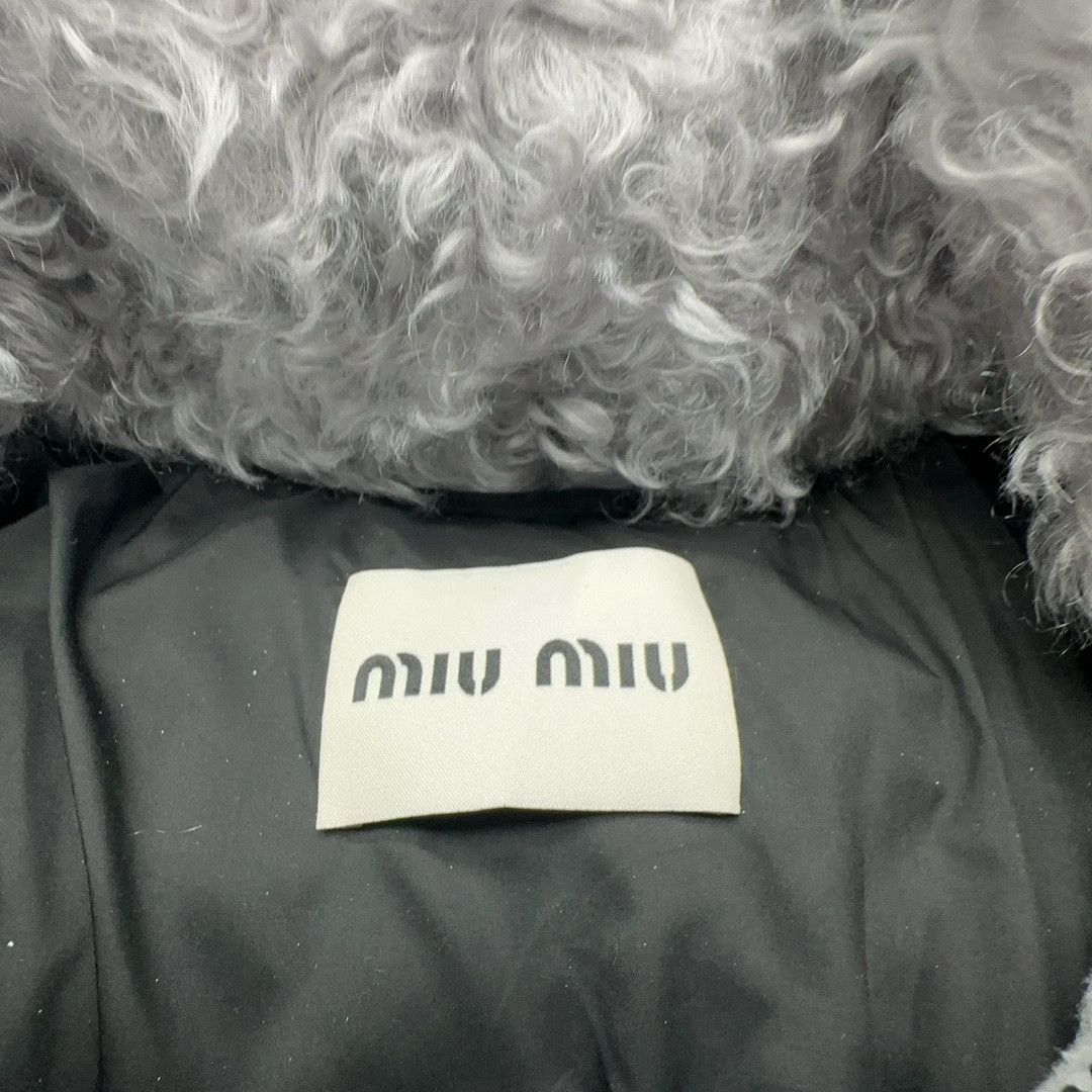 Miu Miu Miu Miu Grey Fleece Down Jacket Size 36 Size XS / US 0-2 / IT 36-38 - 3 Thumbnail