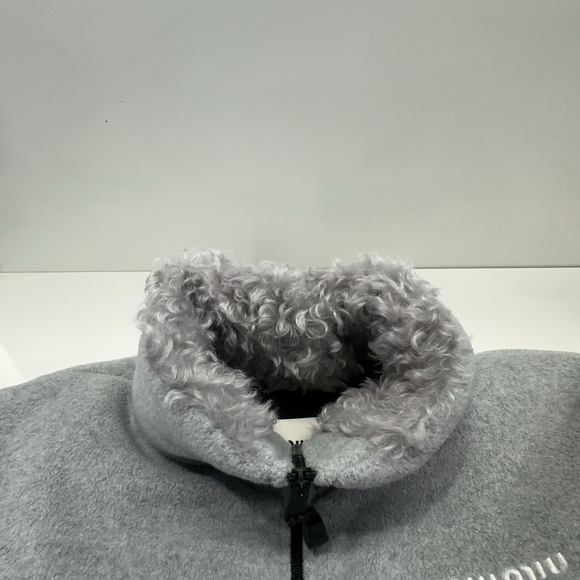 Miu Miu Miu Miu Grey Fleece Puffer Jacket Size 38 Size XS / US 0-2 / IT 36-38 - 7 Thumbnail