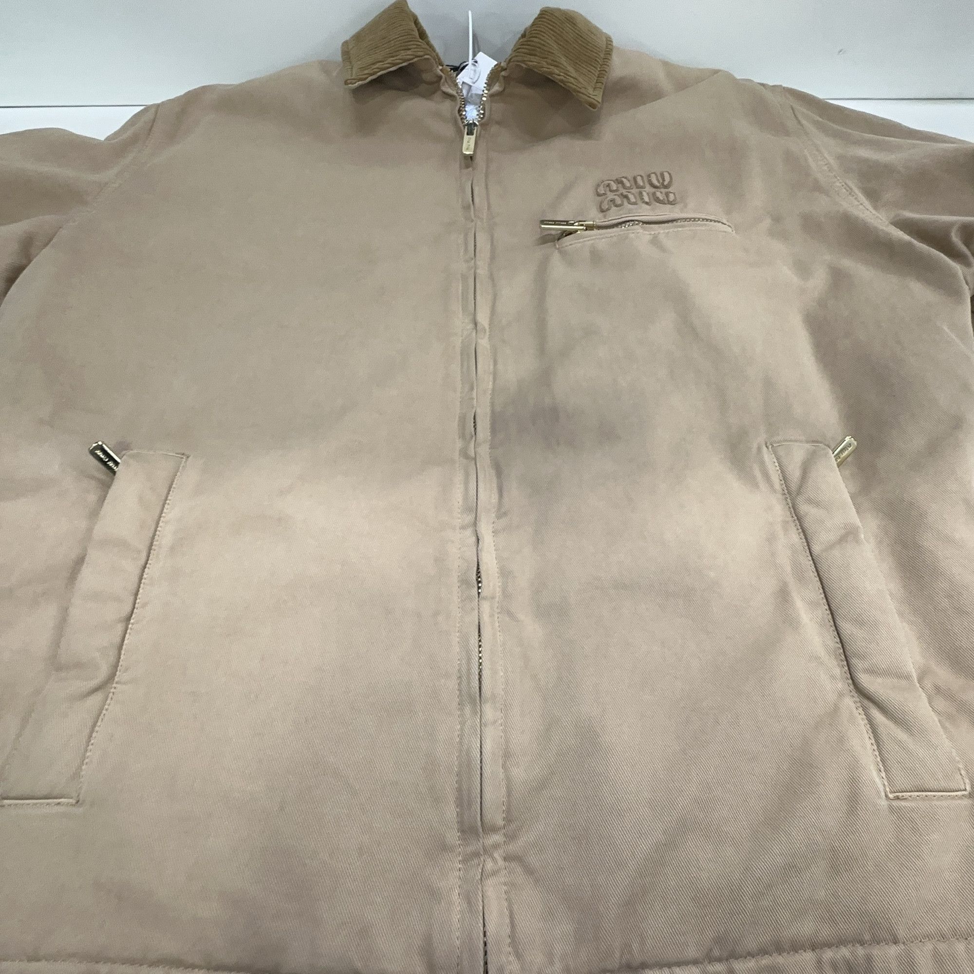 Miu Miu Miu Miu Logo Embroidery Corduroy Collar Jacket Size 36 Size XS / US 0-2 / IT 36-38 - 10 Thumbnail