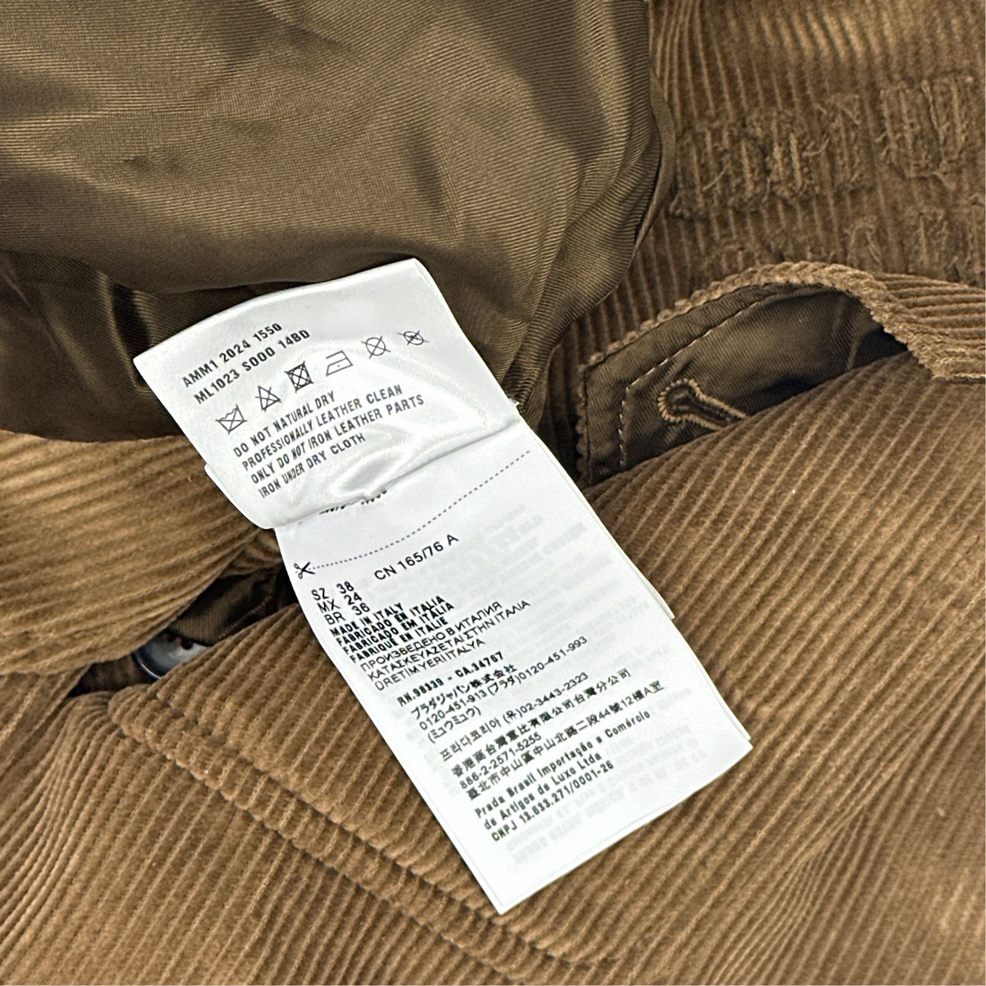 Miu Miu Miu Miu Corduroy Jacket Size 38 Size XS / US 0-2 / IT 36-38 - 3 Thumbnail