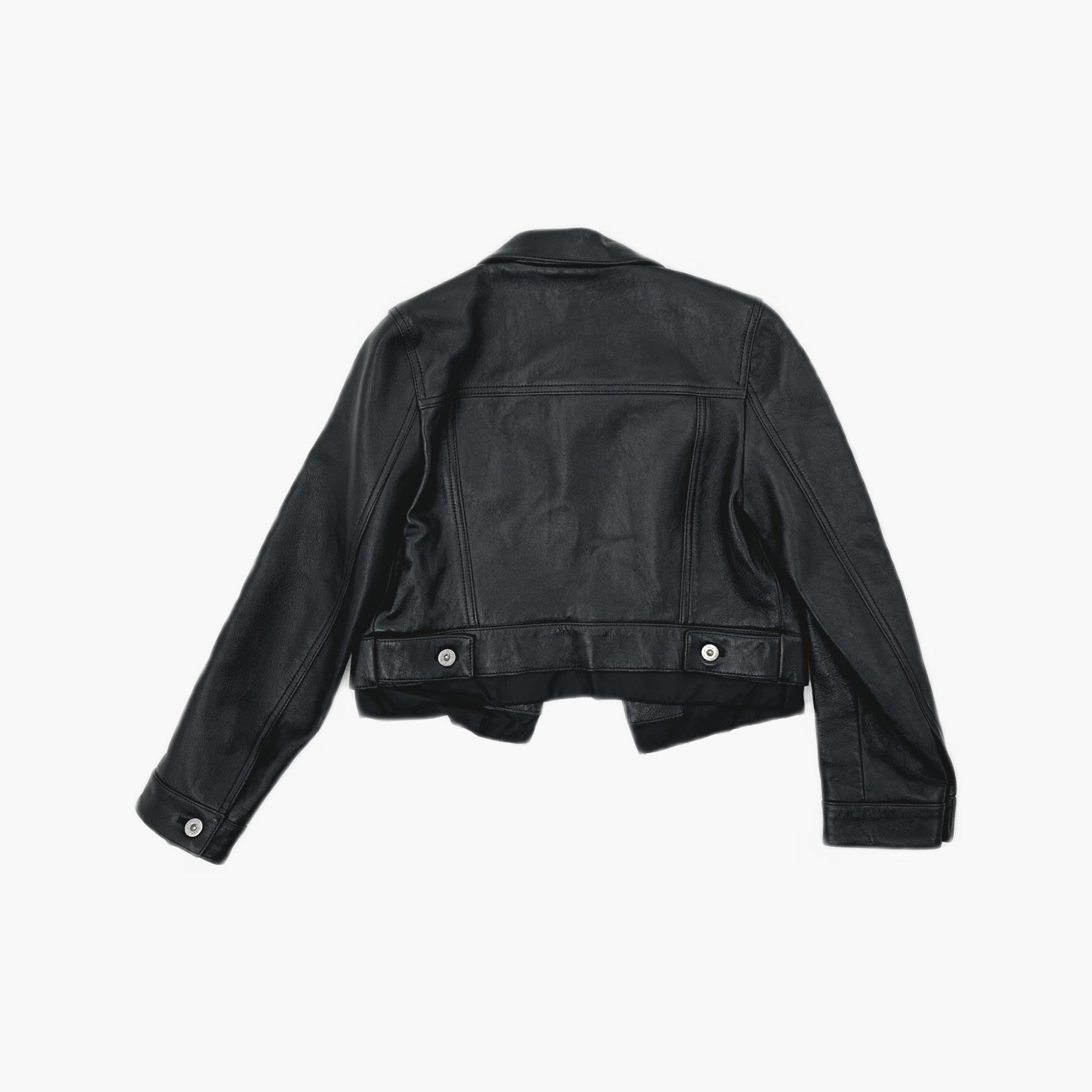 Miu Miu Miu Miu Leather Jacket Size 38 Size XS / US 0-2 / IT 36-38 - 2 Thumbnail