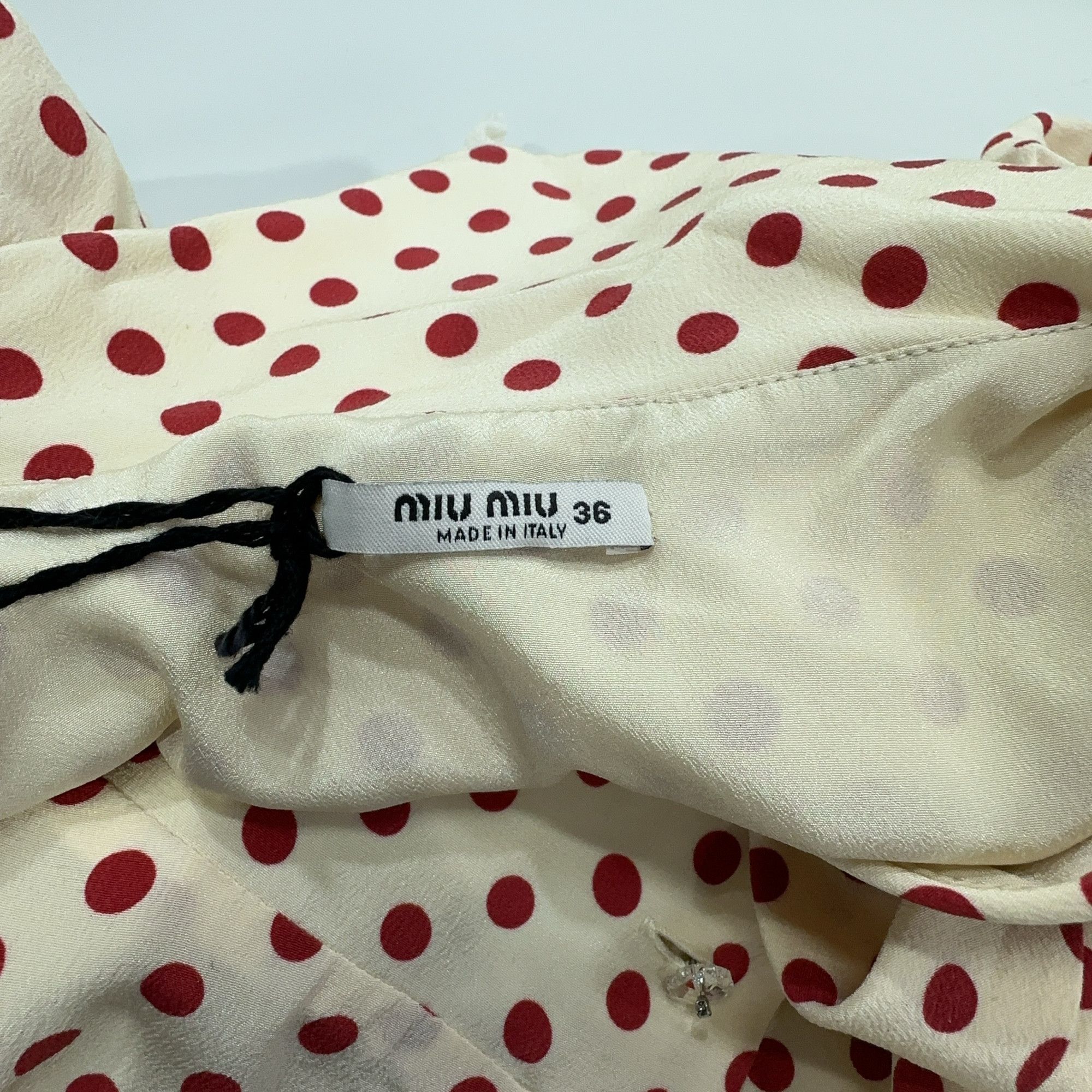 Miu Miu Miu Miu Polka Dot Dress Size 36 Size XS / US 0-2 / IT 36-38 - 4 Thumbnail