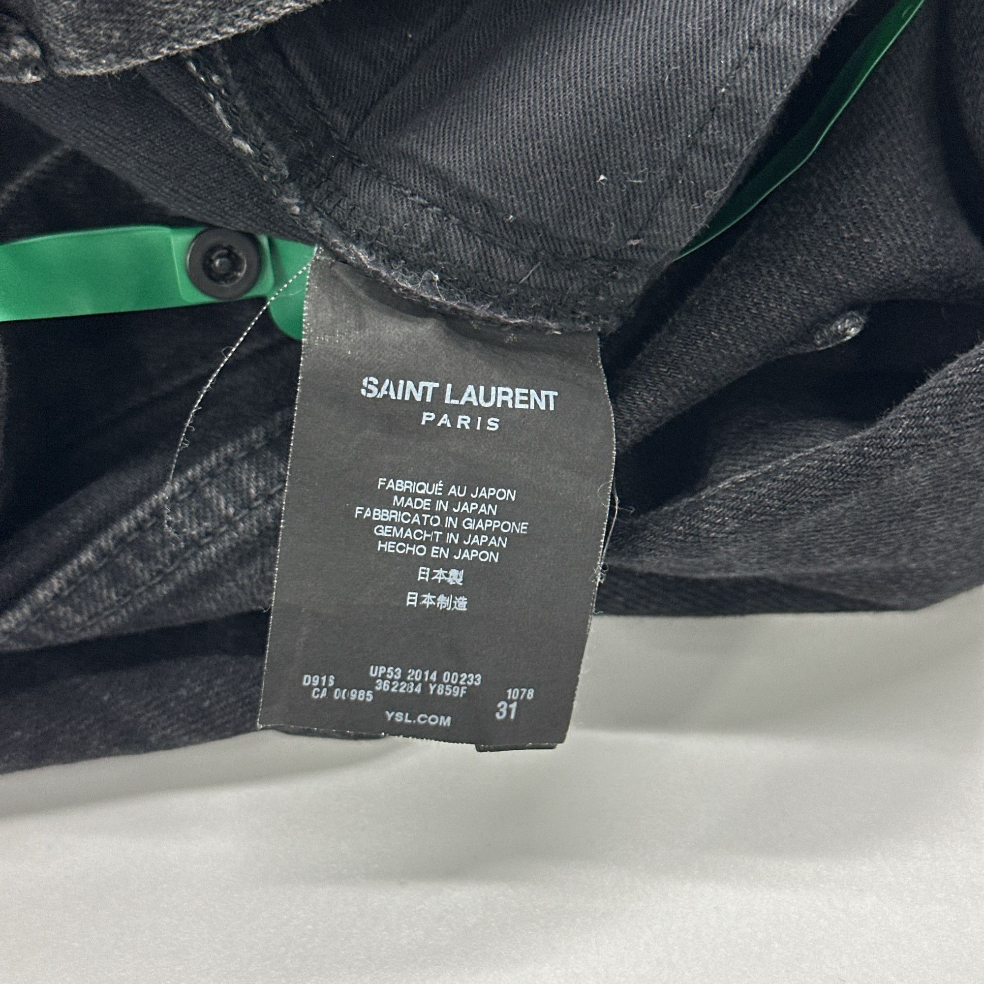 Saint Laurent Paris Saint Laurent D02 Distressed Jeans Size 31 Size US 31 - 4 Thumbnail