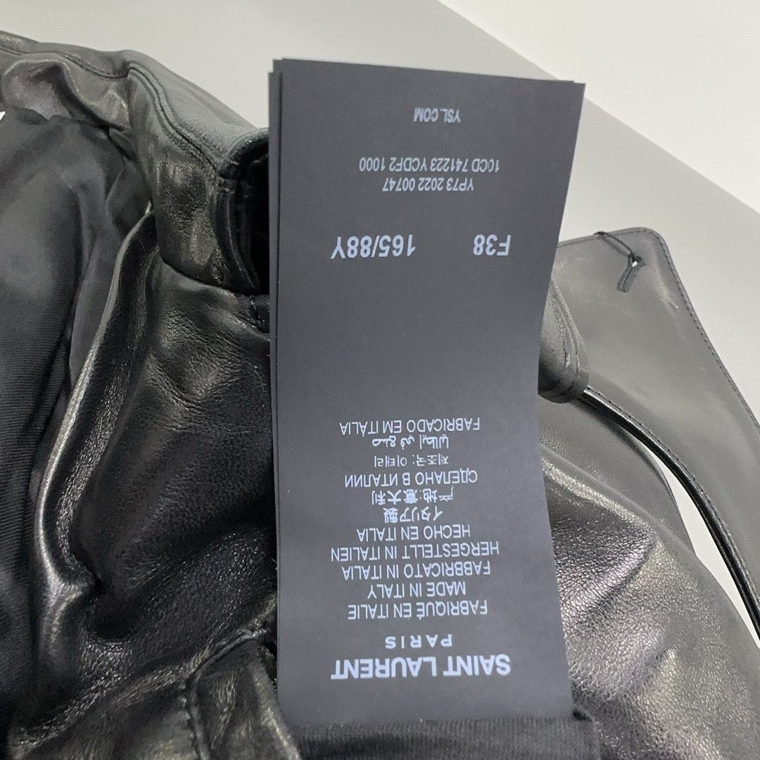 Saint Laurent Paris Saint Laurent Leather Jacket Size 38 Size S / US 4 / IT 40 - 4 Thumbnail