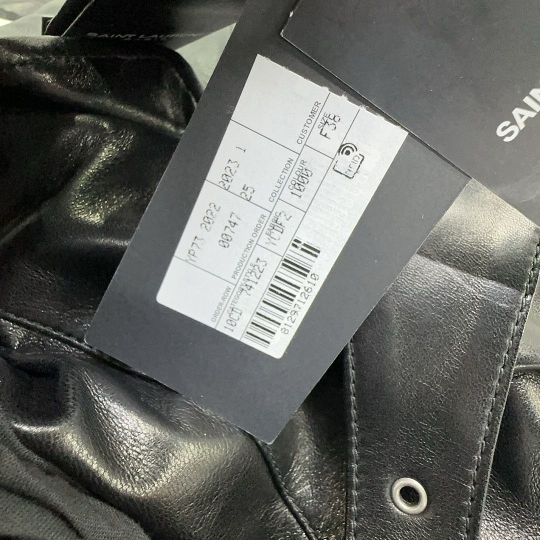 Saint Laurent Paris Saint Laurent Leather Jacket Size 38 Size S / US 4 / IT 40 - 3 Thumbnail