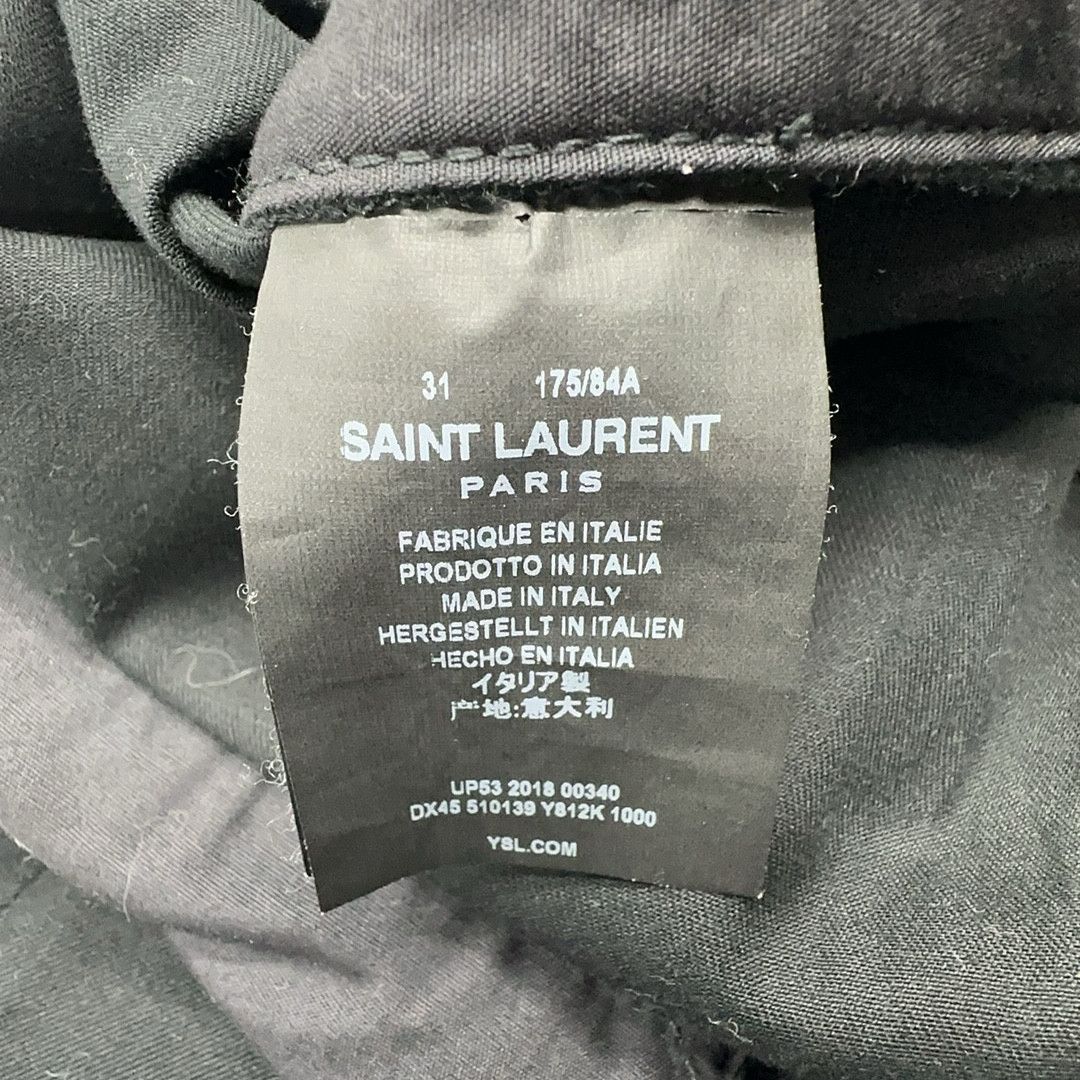 Saint Laurent Paris Saint Laurent Black Casual Pants Size 31 Size US 31 - 4 Thumbnail