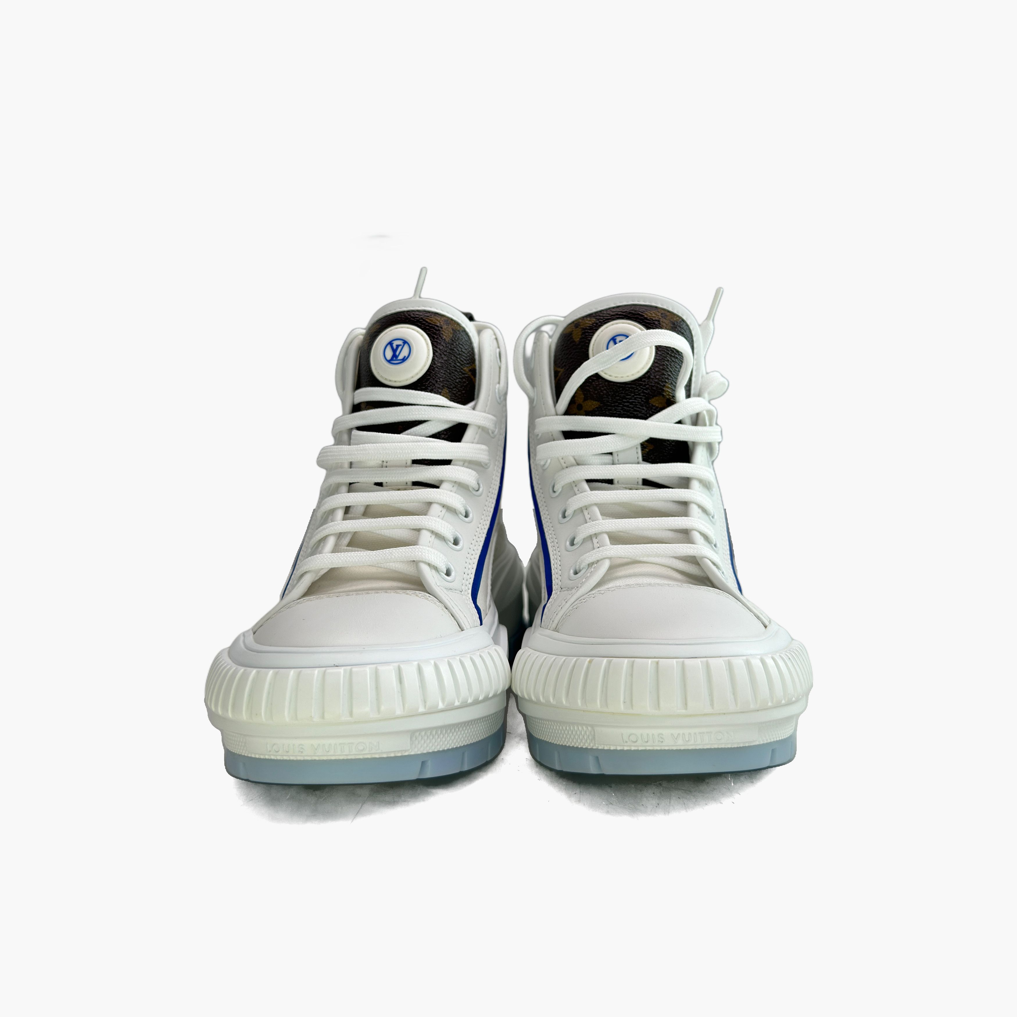 Louis Vuitton Louis Vuitton Squad High-Top Sneakers White 36 Size US 6 / IT 36 - 5 Thumbnail