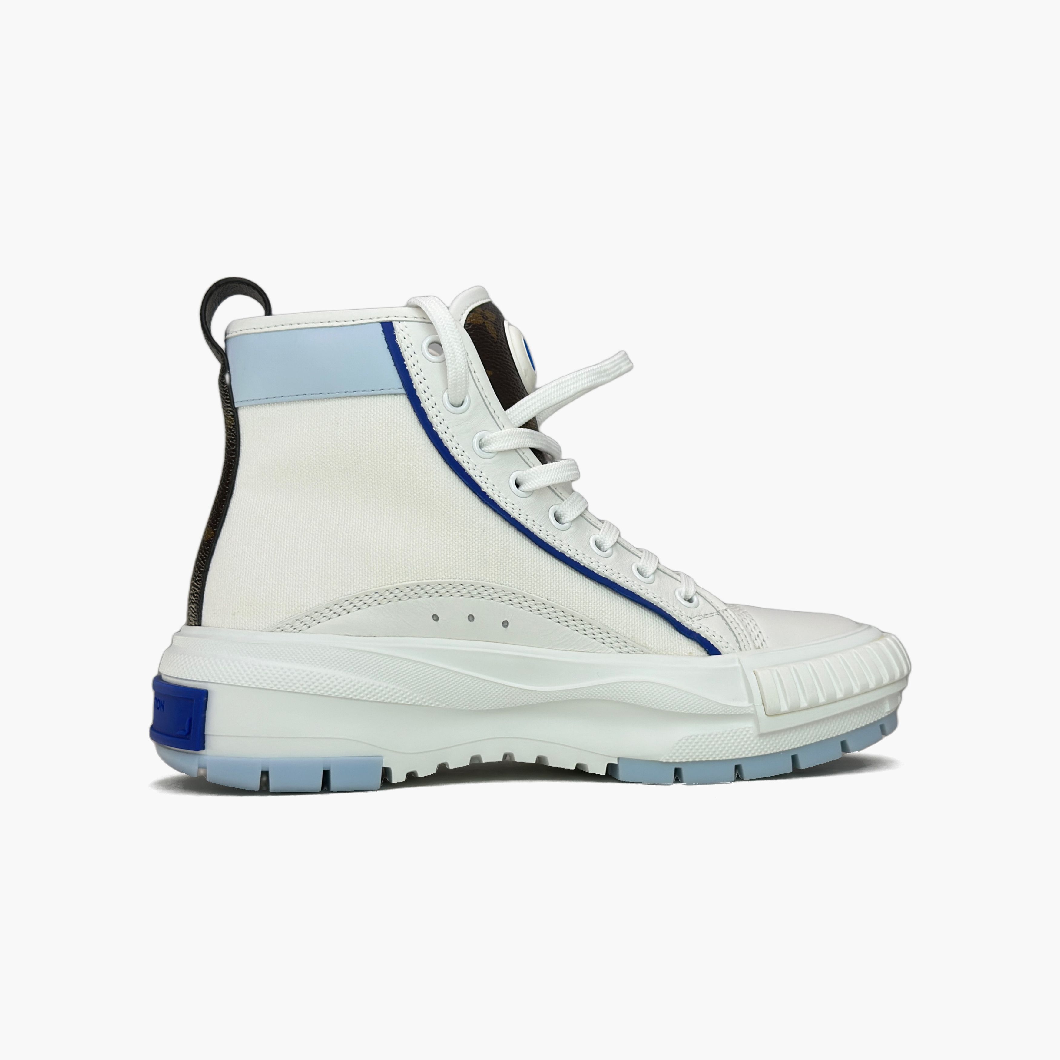Louis Vuitton Louis Vuitton Squad High-Top Sneakers White 36 Size US 6 / IT 36 - 2 Thumbnail