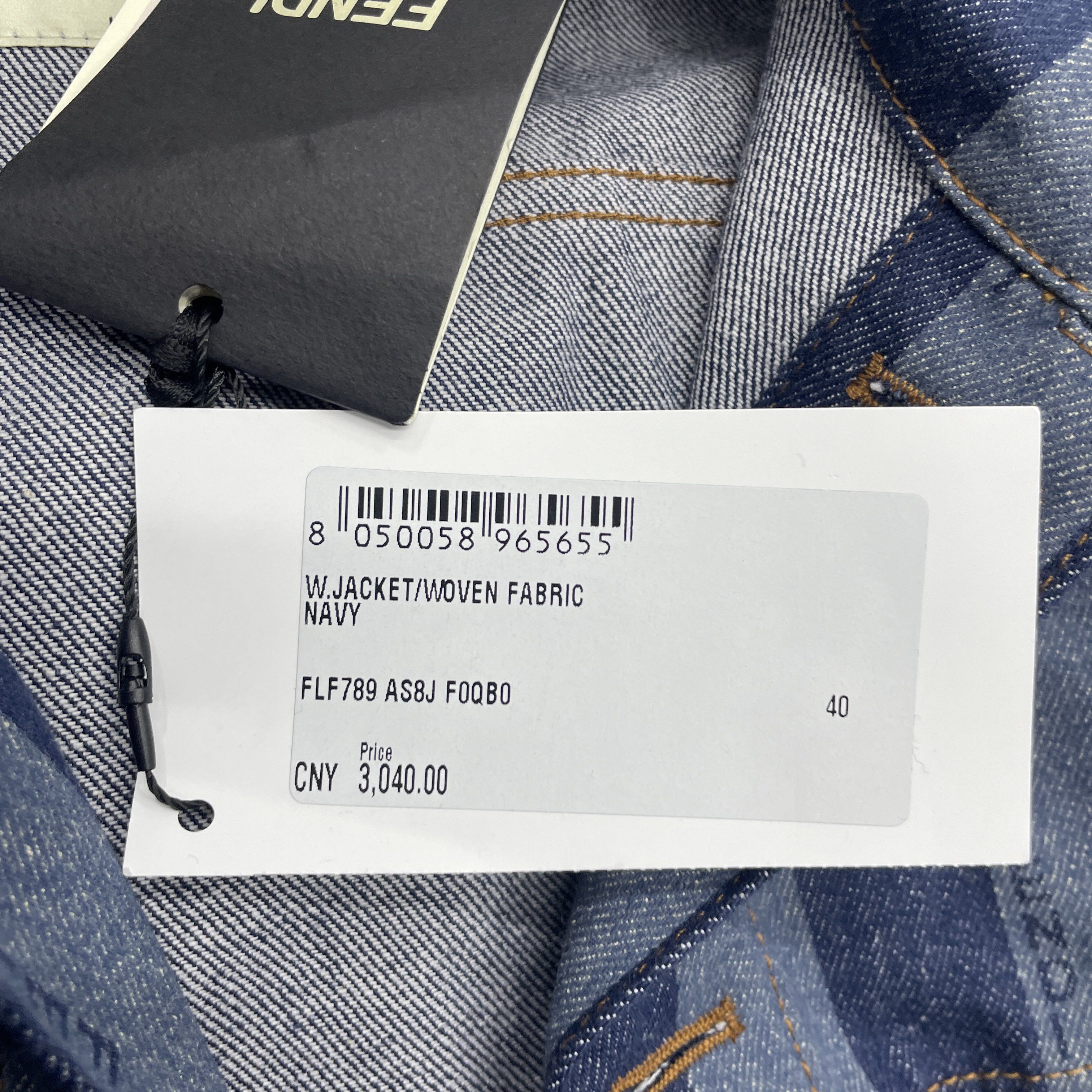 Fendi Fendi Stripe Denim Jacket Size 40 Size S / US 4 / IT 40 - 5 Thumbnail