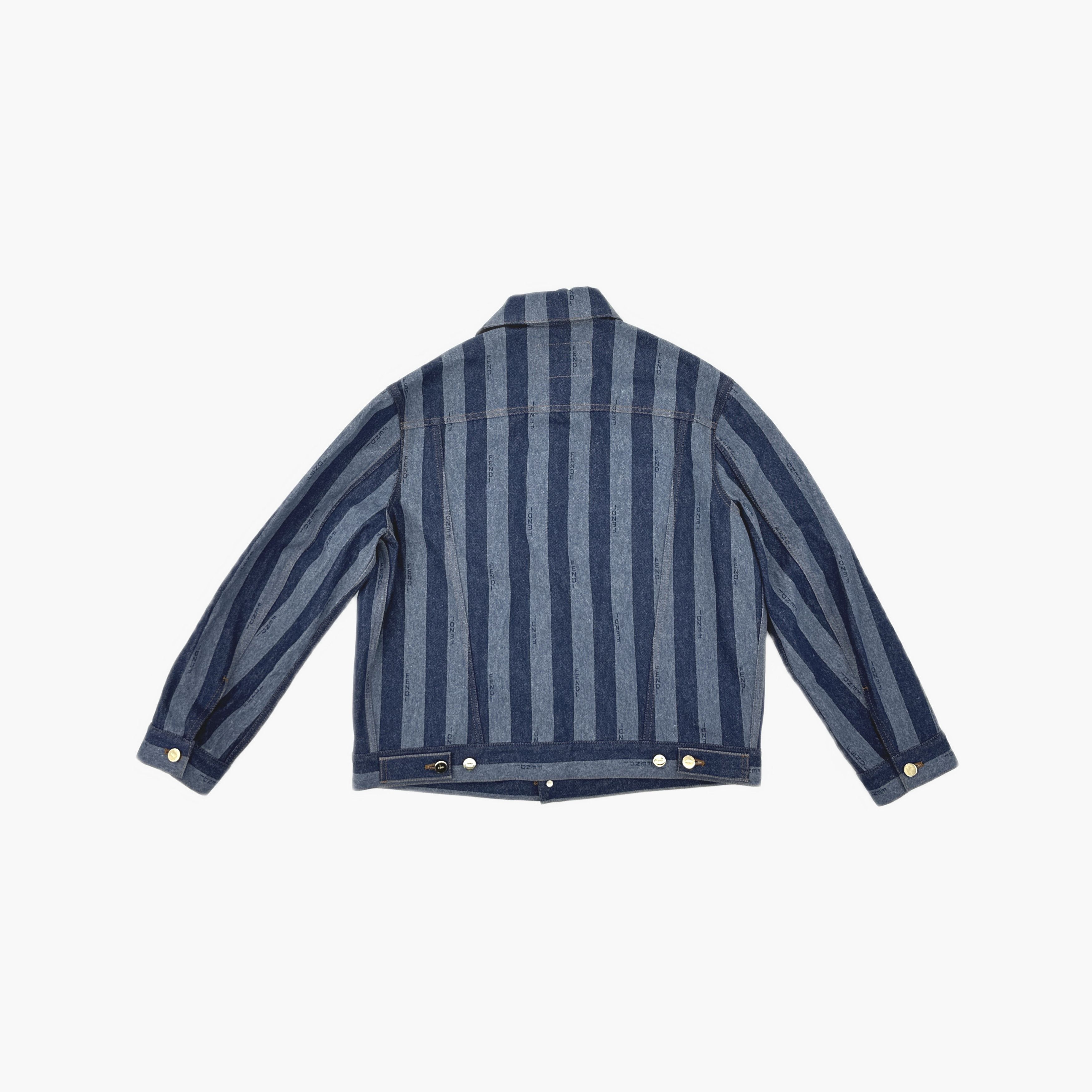 Fendi Fendi Stripe Denim Jacket Size 40 Size S / US 4 / IT 40 - 2 Thumbnail