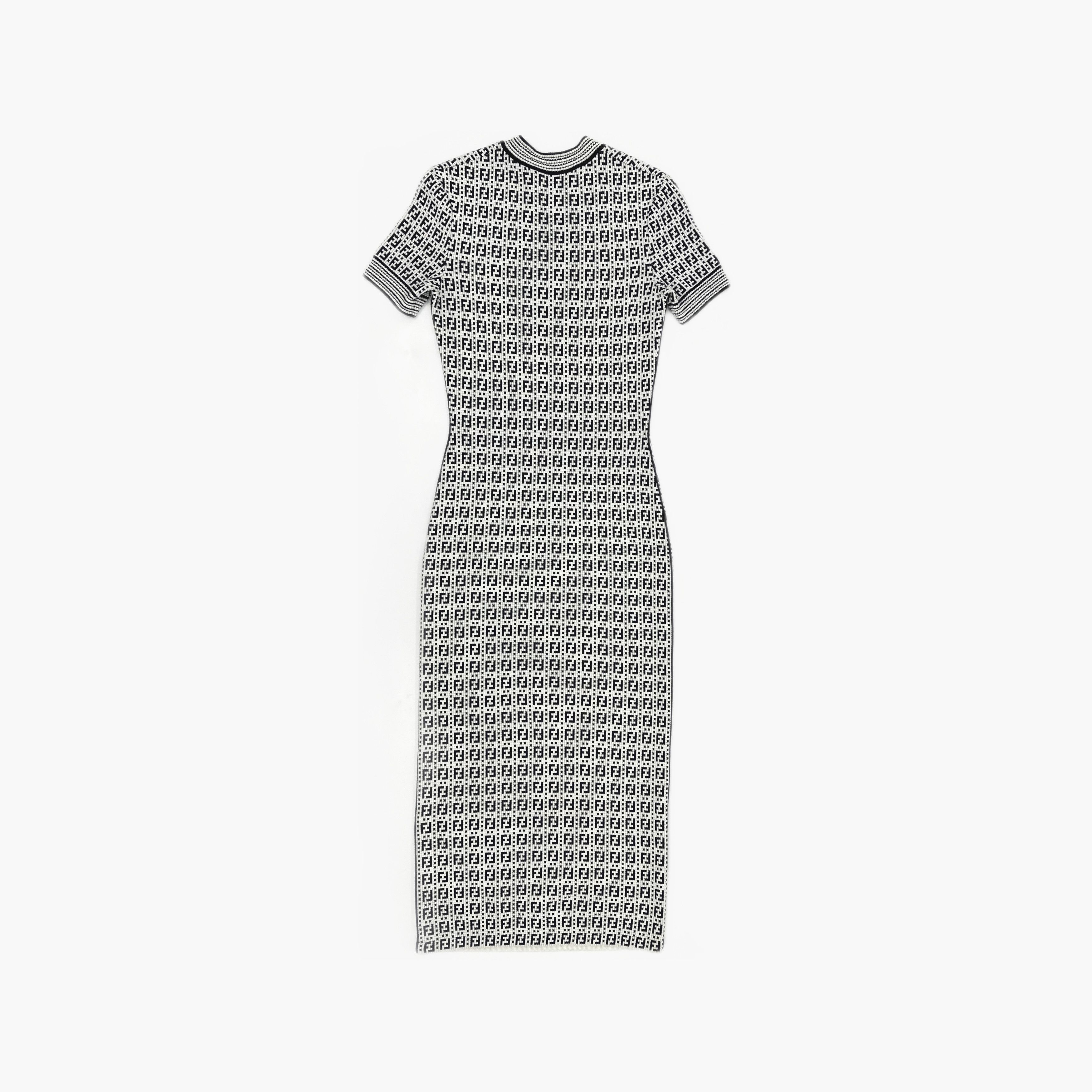 Fendi Fendi FF Logo Knit Midi Dress Size 36 Size XS / US 0-2 / IT 36-38 - 2 Thumbnail