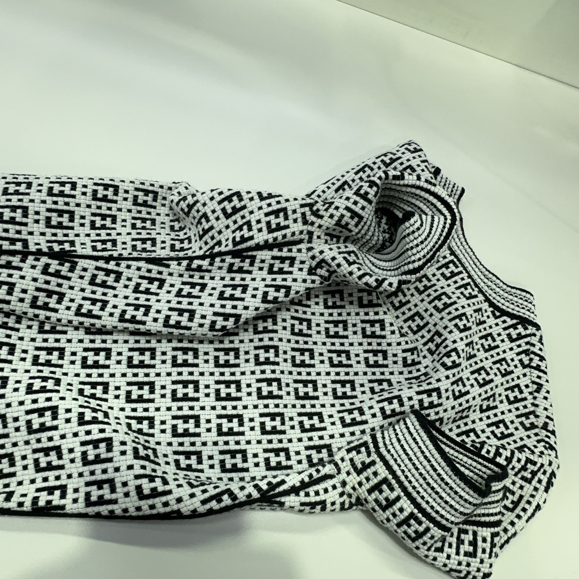 Fendi Fendi FF Logo Knit Midi Dress Size 36 Size XS / US 0-2 / IT 36-38 - 14 Thumbnail