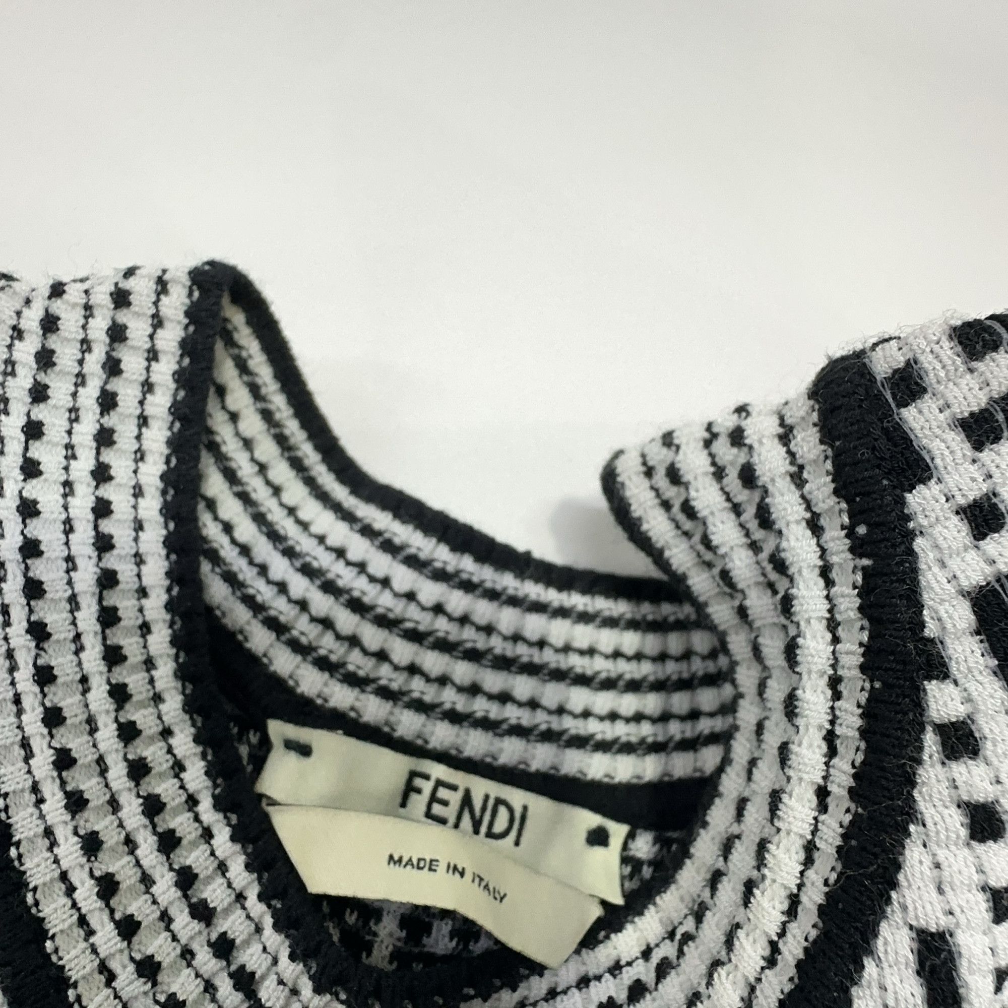 Fendi Fendi FF Logo Knit Midi Dress Size 36 Size XS / US 0-2 / IT 36-38 - 5 Thumbnail
