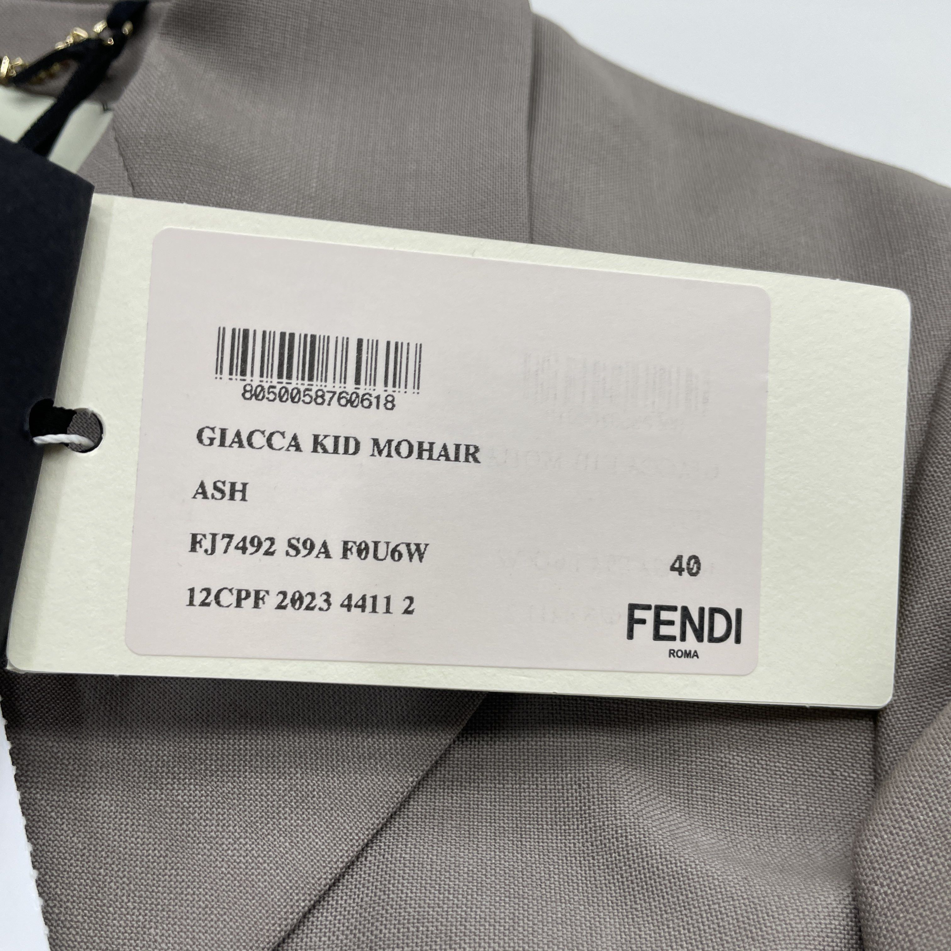Fendi Fendi Mohair Blend Blazer Size IT 40 Size S / US 4 / IT 40 - 5 Thumbnail