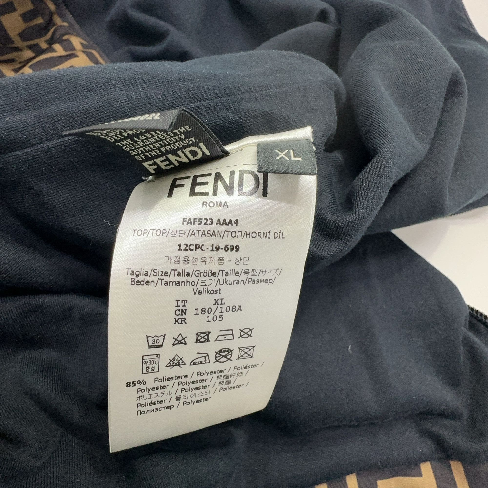 Fendi Fendi FF Print Zip Jacket XL Size US XL / EU 56 / 4 - 3 Thumbnail