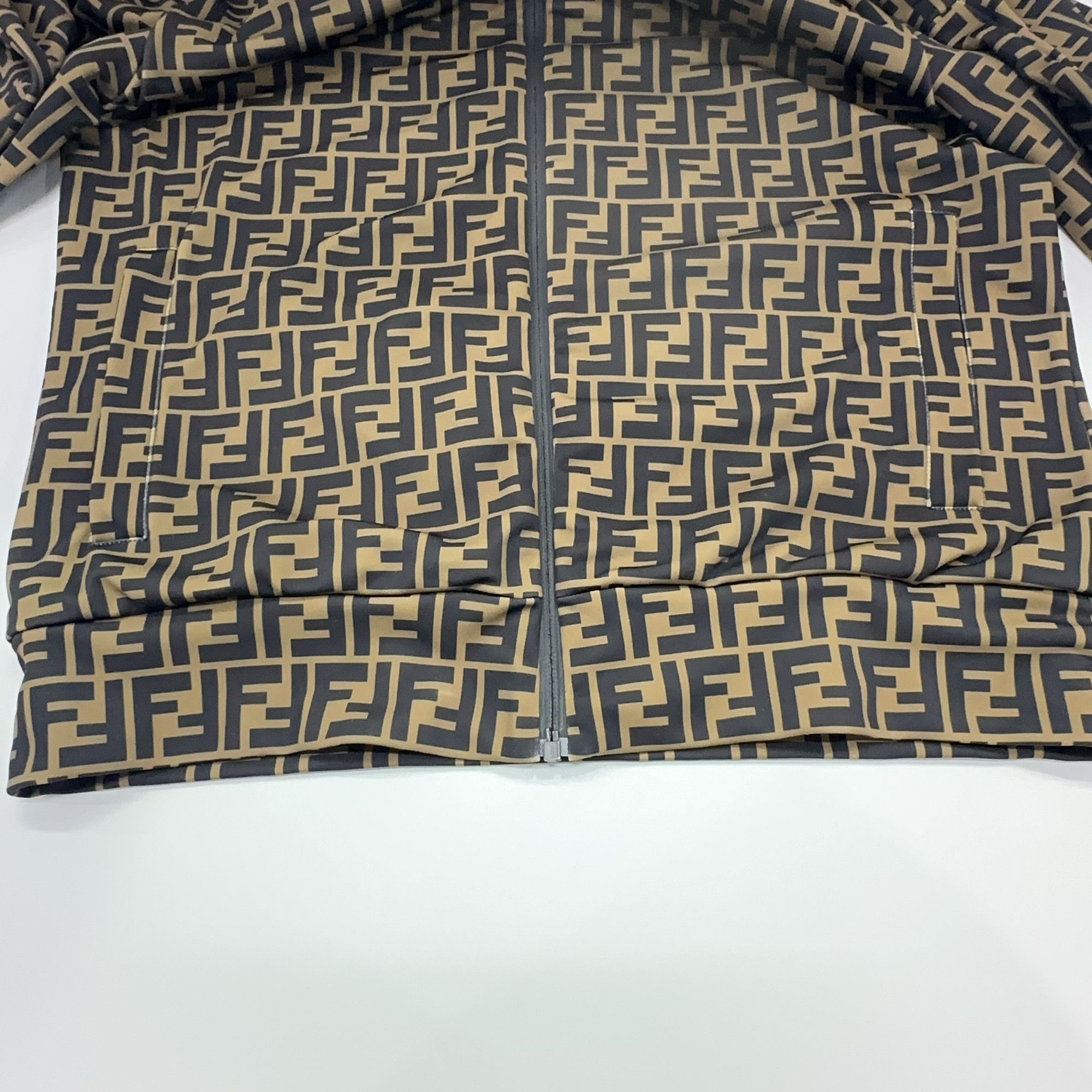 Fendi Fendi FF Print Zip Jacket XL Size US XL / EU 56 / 4 - 9 Thumbnail