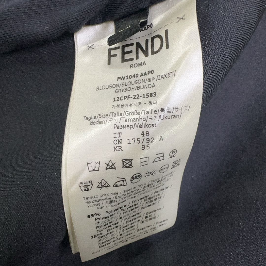 Fendi Fendi FF Logo Zip-Up Hoodie Size M Size US M / EU 48-50 / 2 - 5 Thumbnail