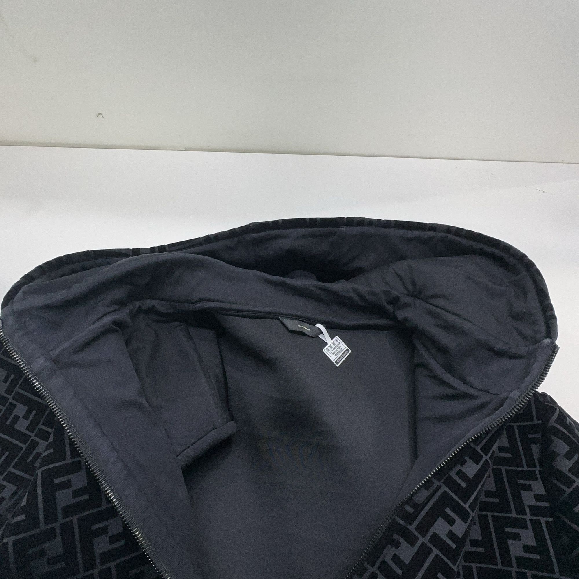 Fendi Fendi FF Logo Zip-Up Hoodie Size M Size US M / EU 48-50 / 2 - 6 Thumbnail