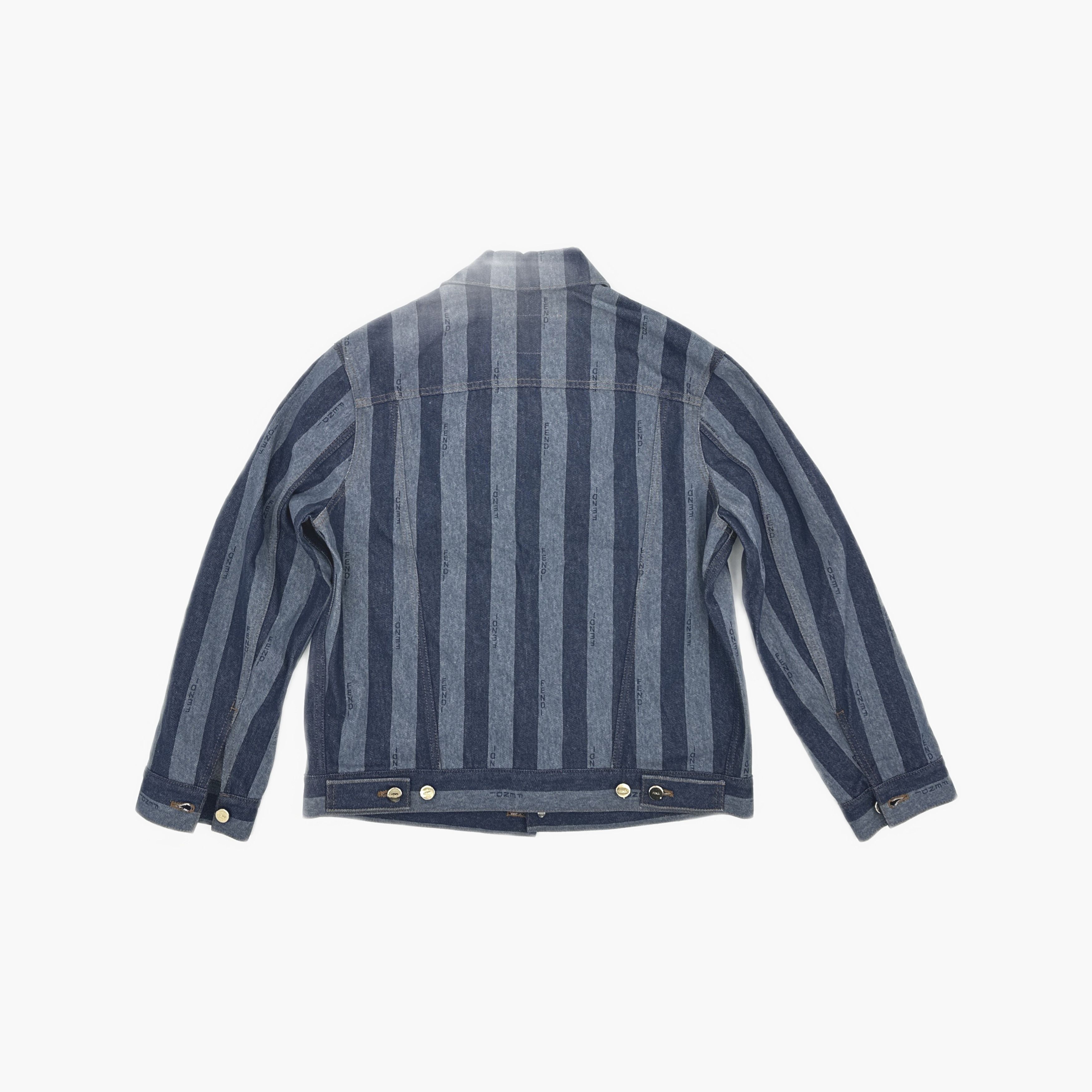 Fendi Fendi Striped Denim Jacket Size 36 Size XS / US 0-2 / IT 36-38 - 2 Thumbnail