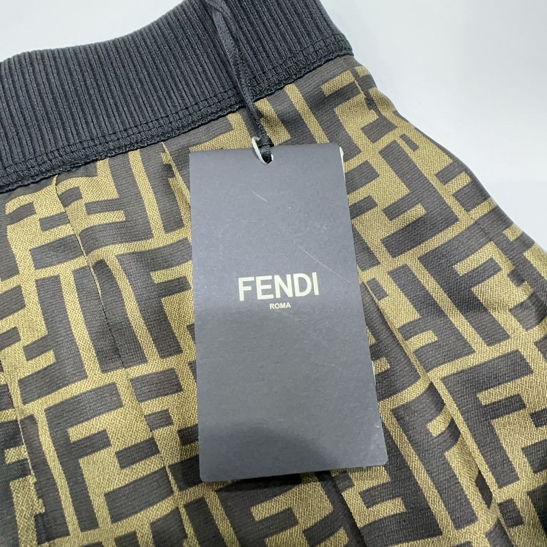 Fendi Fendi FF Logo Print Silk Midi Skirt Size IT 38 Size 26" / US 2 / IT 38 - 6 Thumbnail