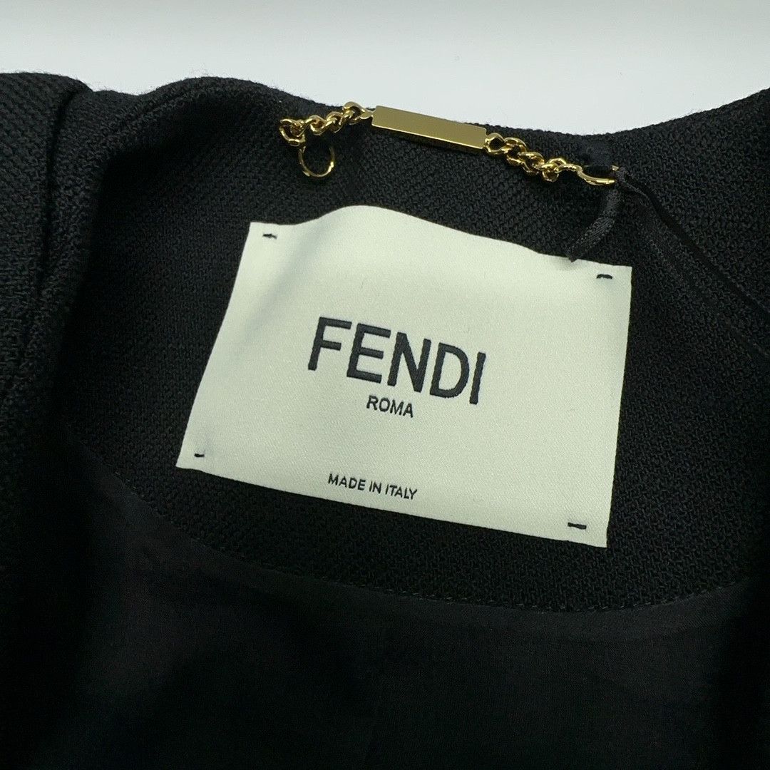Fendi Fendi Wool Crepe Bolero Jacket Size 36 Size XS / US 0-2 / IT 36-38 - 3 Thumbnail