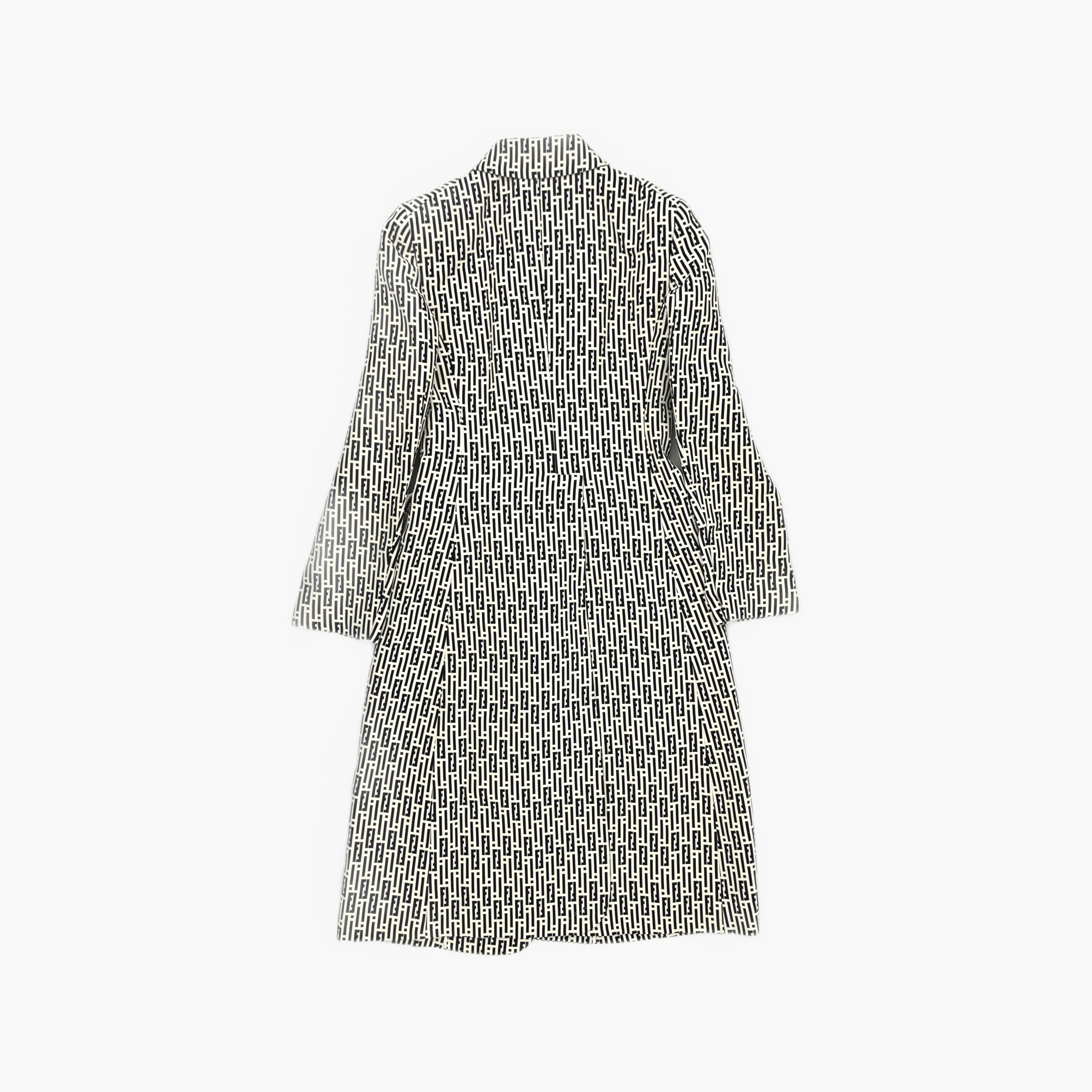 Fendi Fendi Geometric Print Coat Size 38 Size XS / US 0-2 / IT 36-38 - 2 Thumbnail